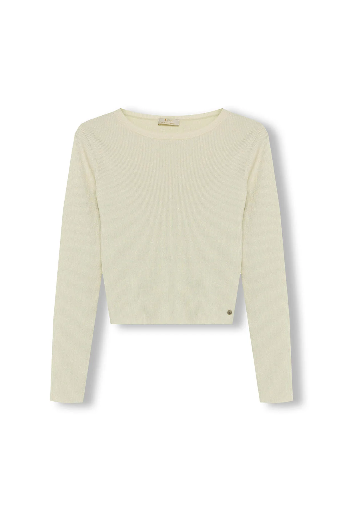 CAMISETA PUNTO TEEN LUREX BLANCO ROTO - Image 6