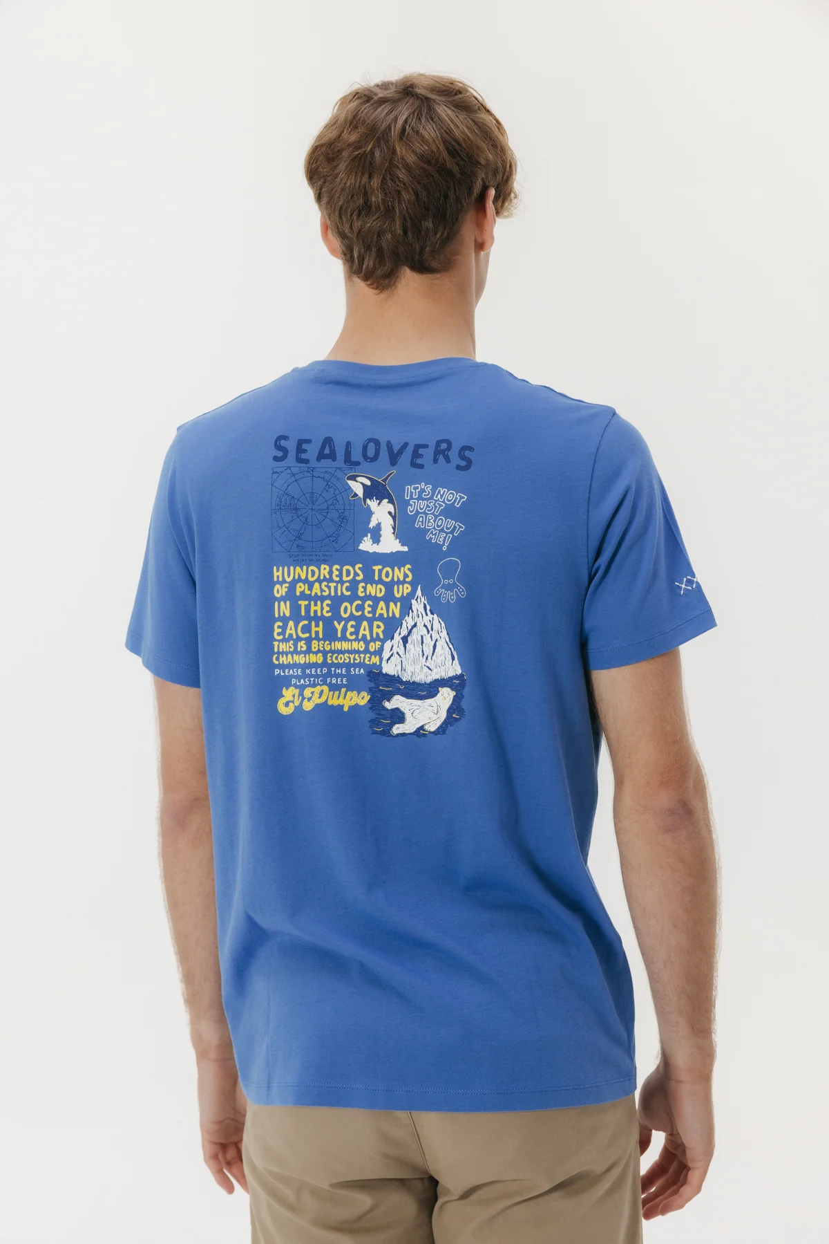 CAMISETA SEALOVERS RESOURCES AZUL ELÉCTRICO