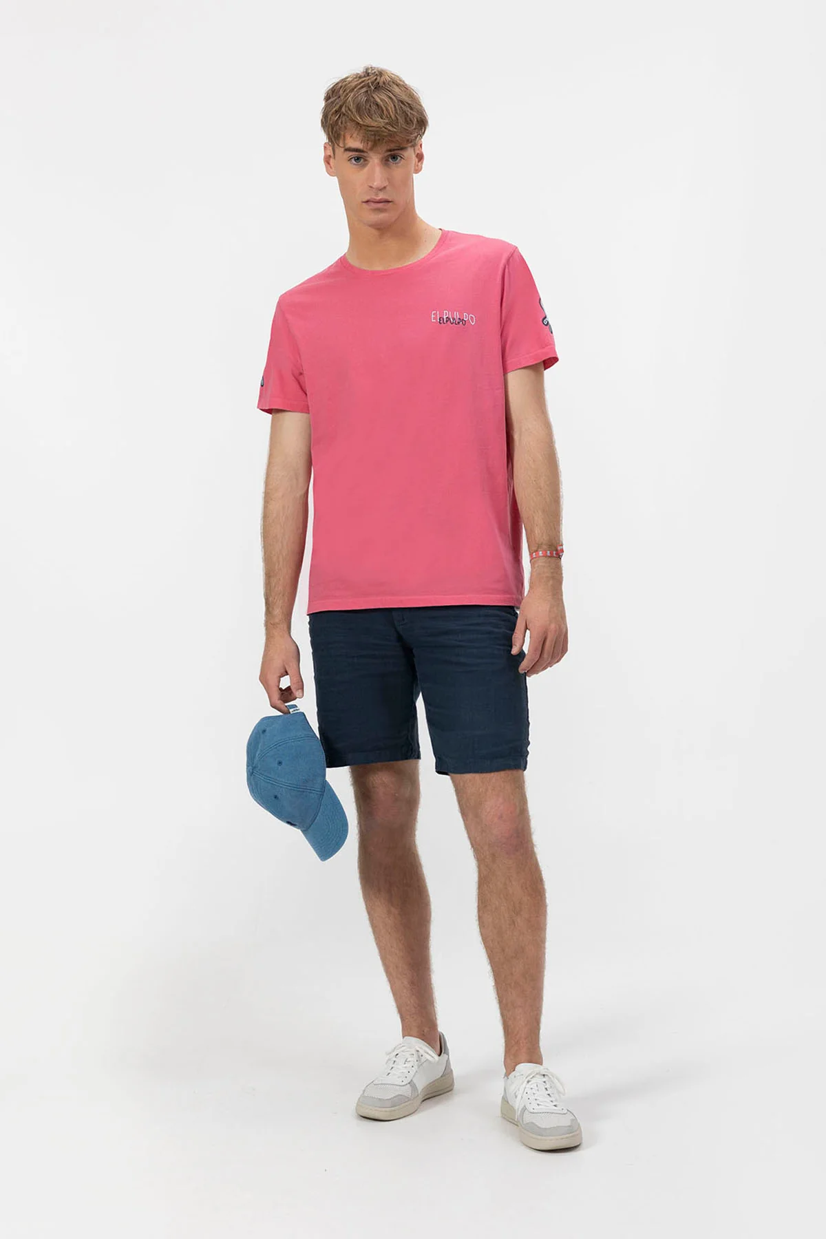 CAMISETA TRIPLE LOGO DIBUJADO ROSA CHICLE - Image 7