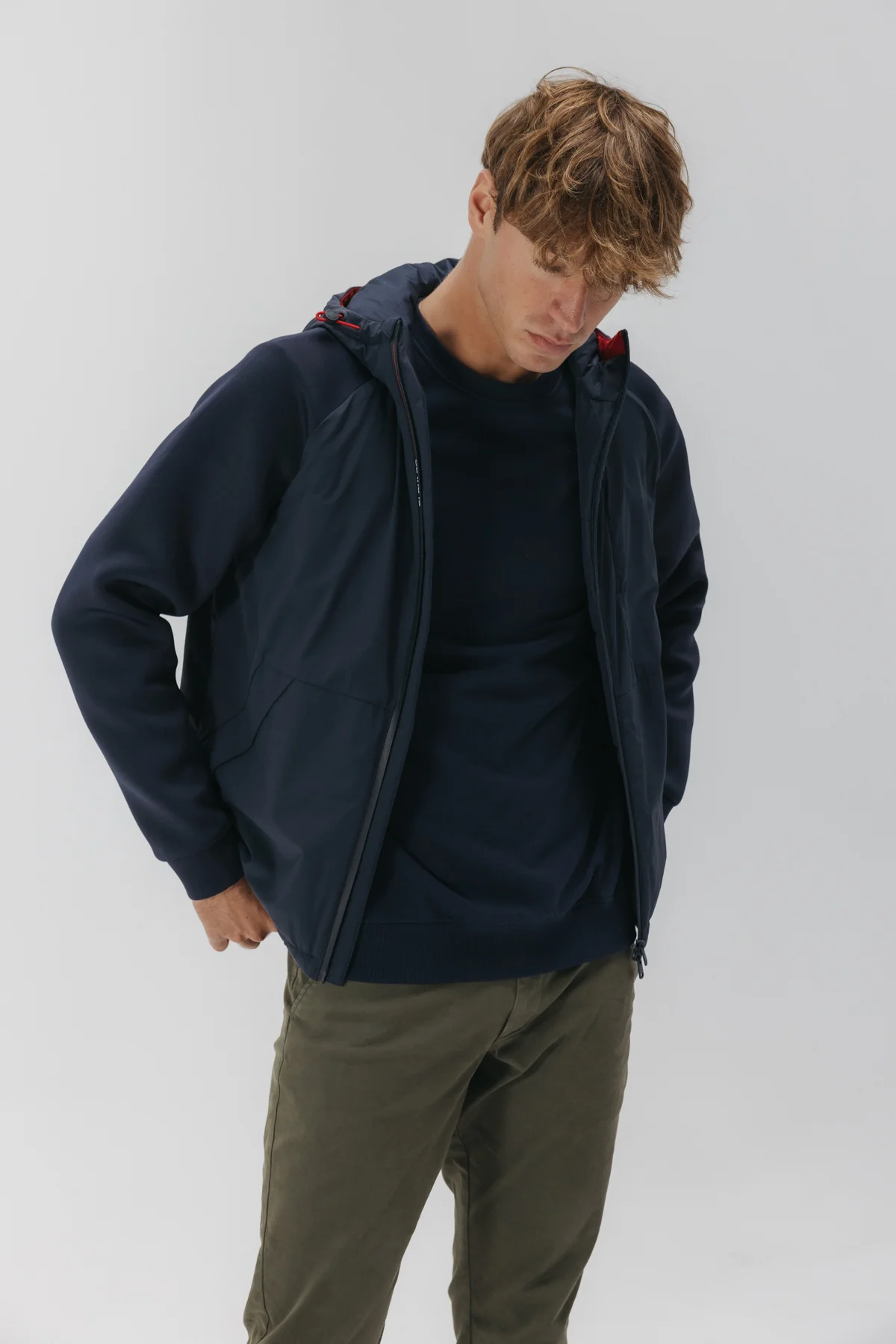 CHAQUETA COMBINADA AZORES AZUL MARINO - Image 5