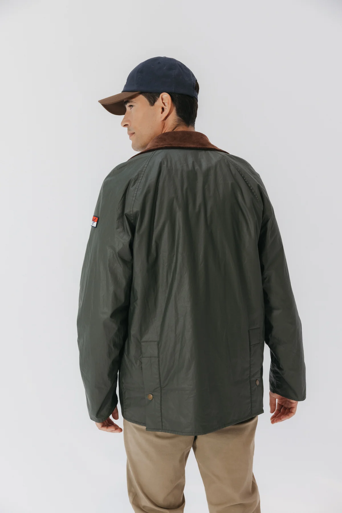 CHAQUETA ENCERADA HERITAGE VERDE MILITAR - Image 7