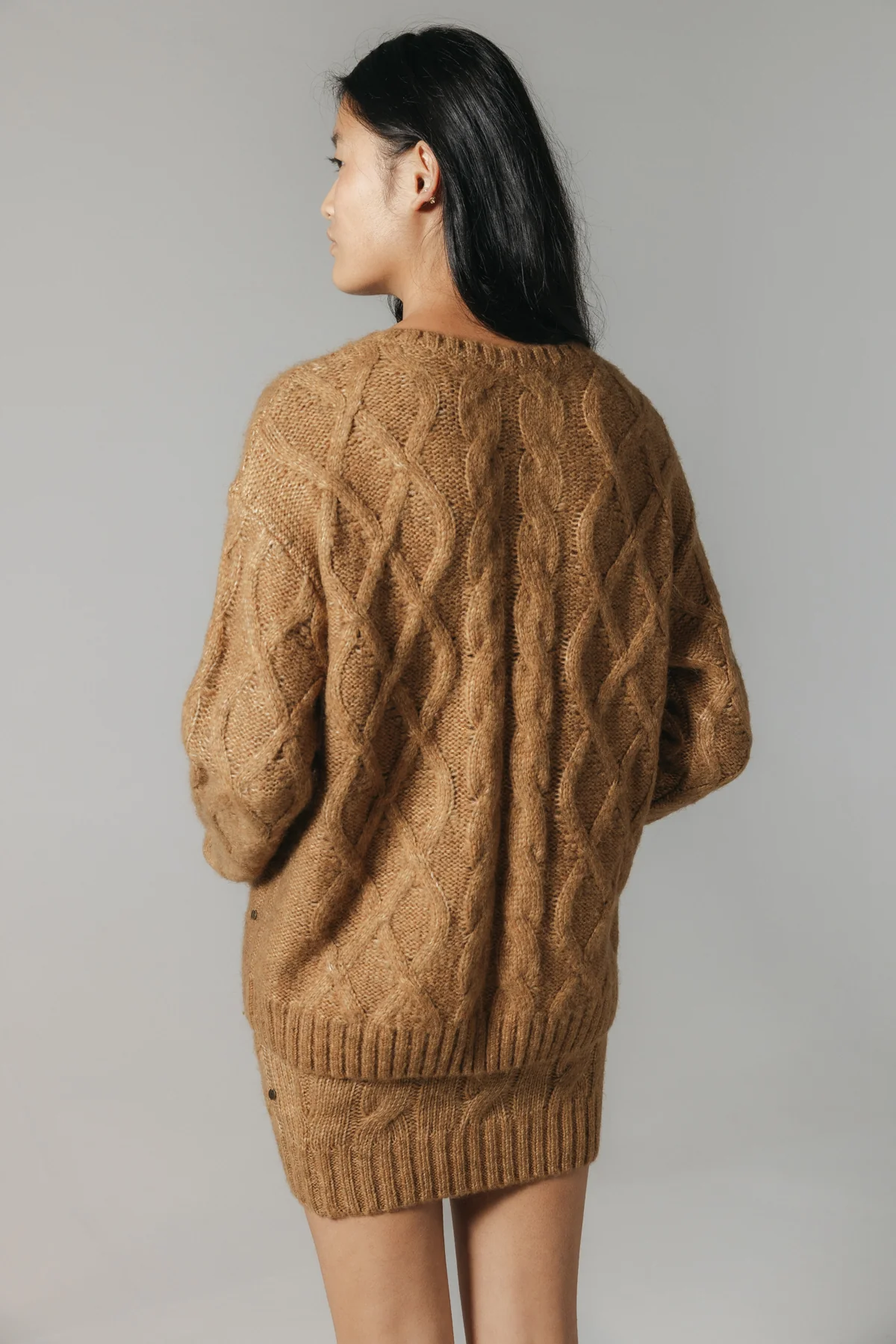 FALDA TEEN MINI OCHOS CAMEL - Image 3