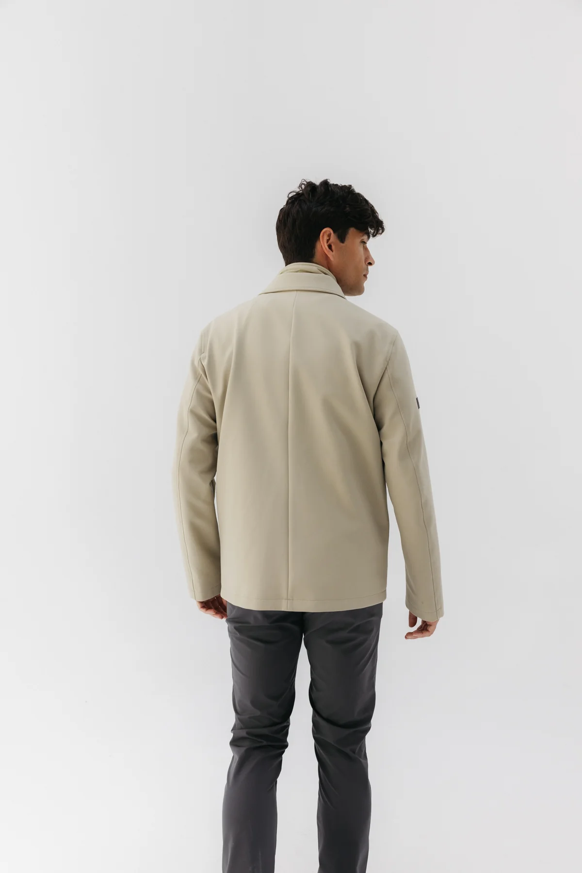 GABARDINA CORTA PERFECT BEIGE - Image 6