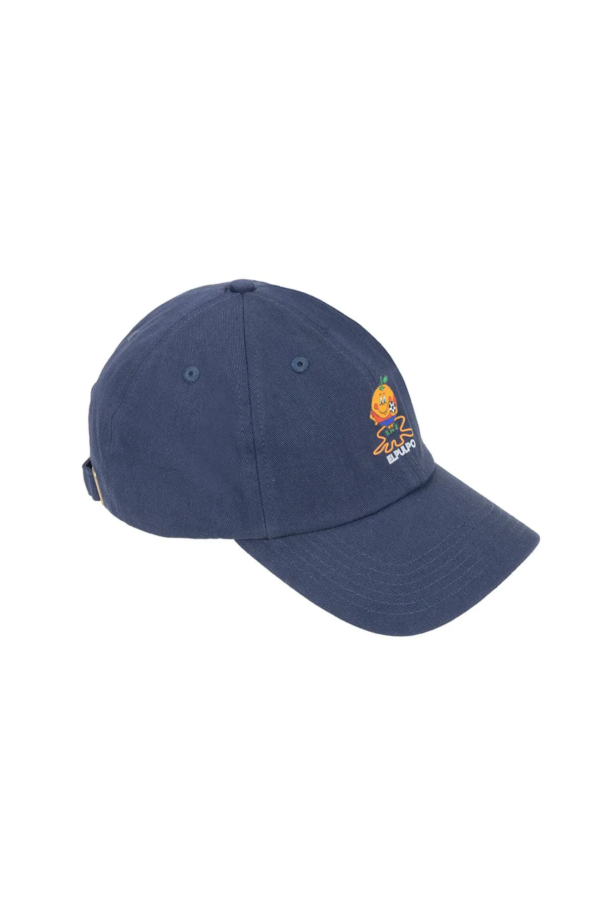 GORRA LAVADA ESTAMPADO ELPULPO Y NARANJITO AZUL MARINO DELAVÉ - Image 3