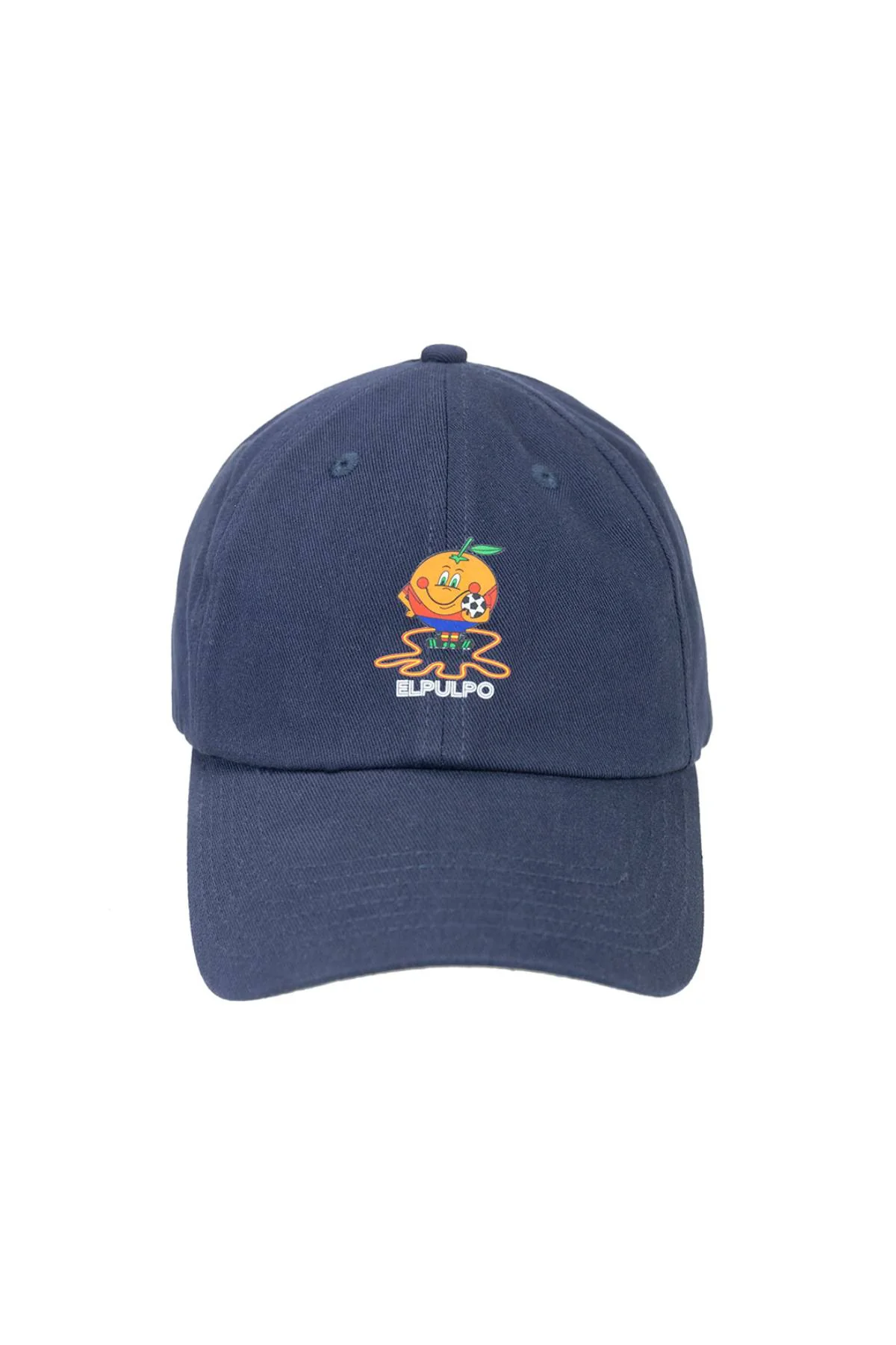 GORRA LAVADA ESTAMPADO ELPULPO Y NARANJITO AZUL MARINO DELAVÉ - Image 5