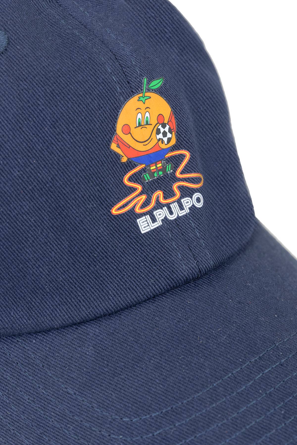 GORRA LAVADA ESTAMPADO ELPULPO Y NARANJITO AZUL MARINO DELAVÉ - Image 7