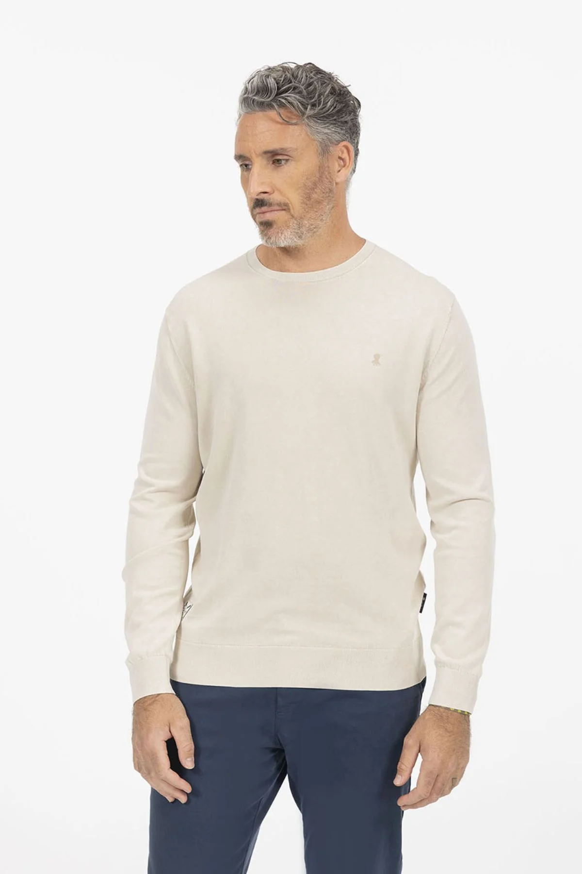 JERSEY DE PUNTO LAVADO BLANCO ROTO - Image 3