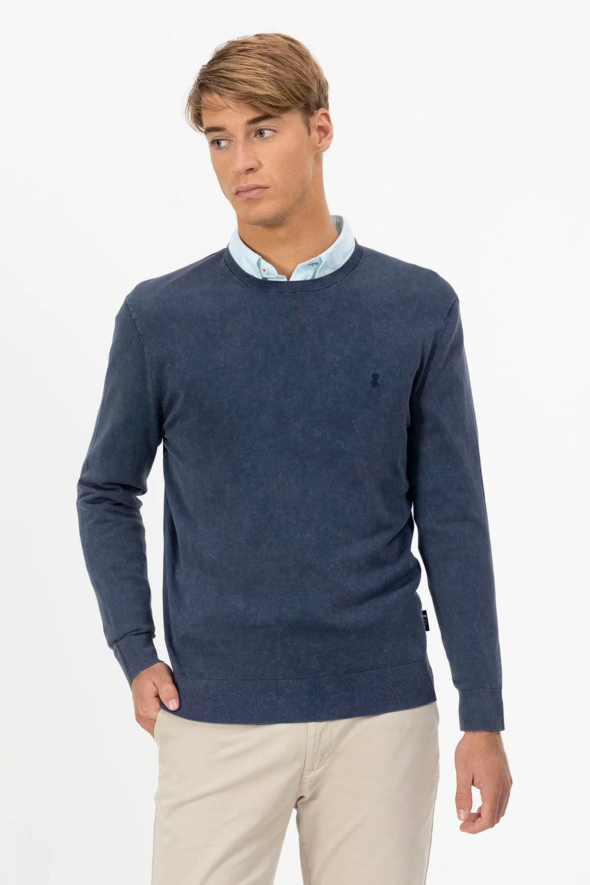 JERSEY LAVADO BÁSICO LOGO AZUL MARINO DELAVÉ - Image 6