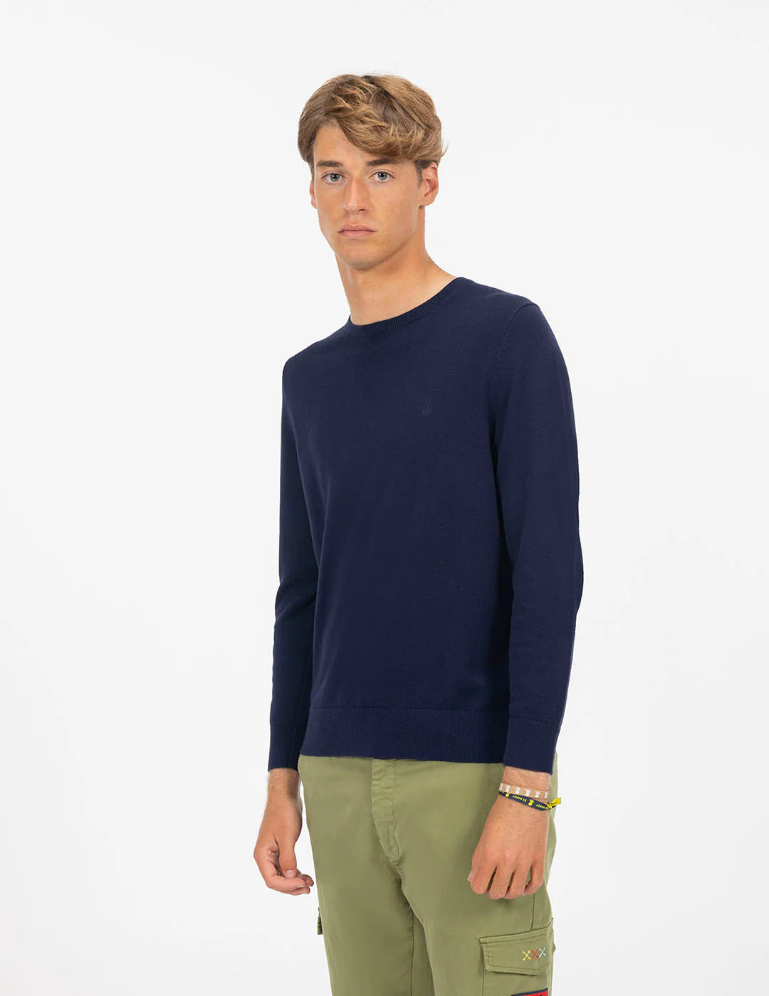 JERSEY LOGO BÁSICO CASHMERE  AZUL MARINO - Image 4