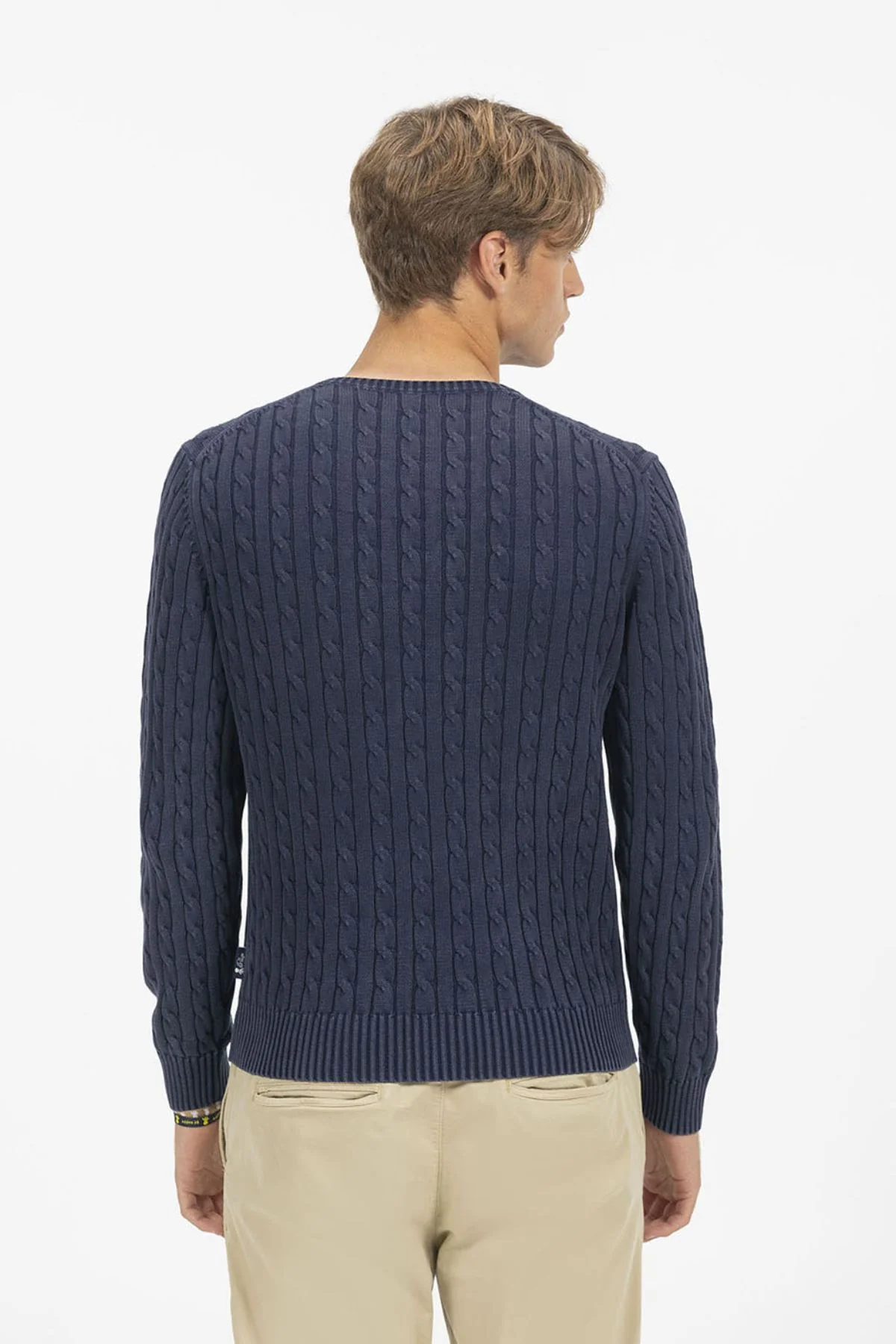 JERSEY PUNTO DE OCHOS LAVADO AZUL MARINO DELAVÉ - Image 3
