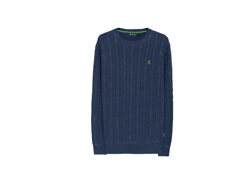JERSEY PUNTO DE OCHOS LAVADO AZUL MARINO DELAVÉ - Image 6