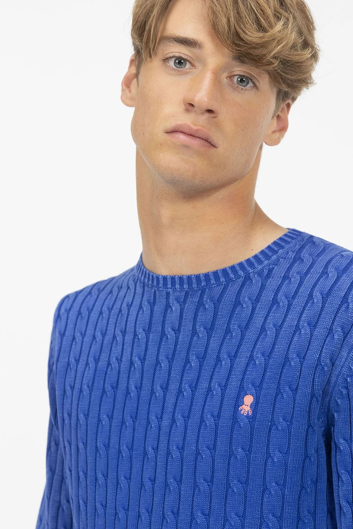 JERSEY PUNTO DE OCHOS LAVADO AZUL ROYAL - Image 3