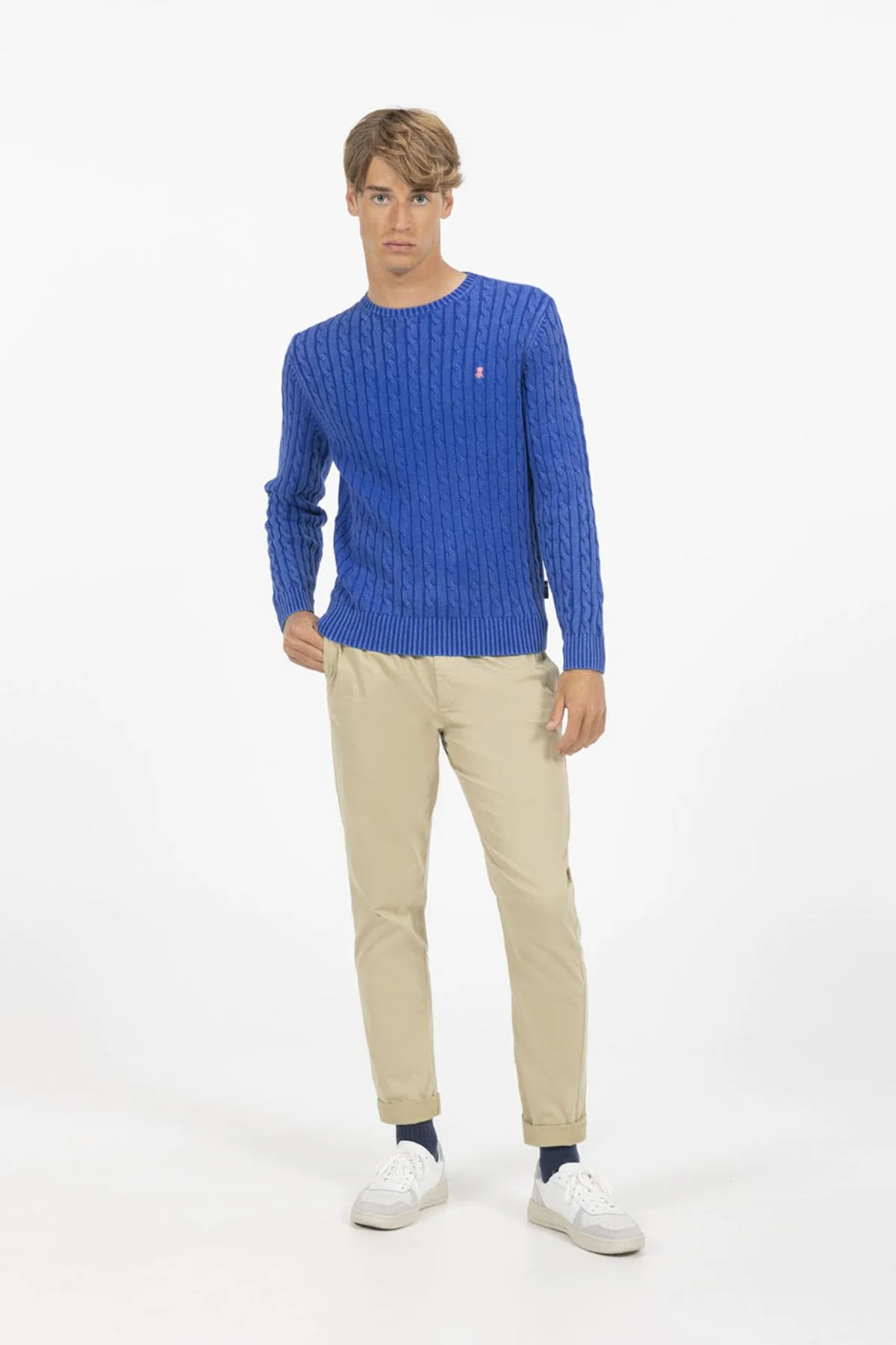 JERSEY PUNTO DE OCHOS LAVADO AZUL ROYAL - Image 4
