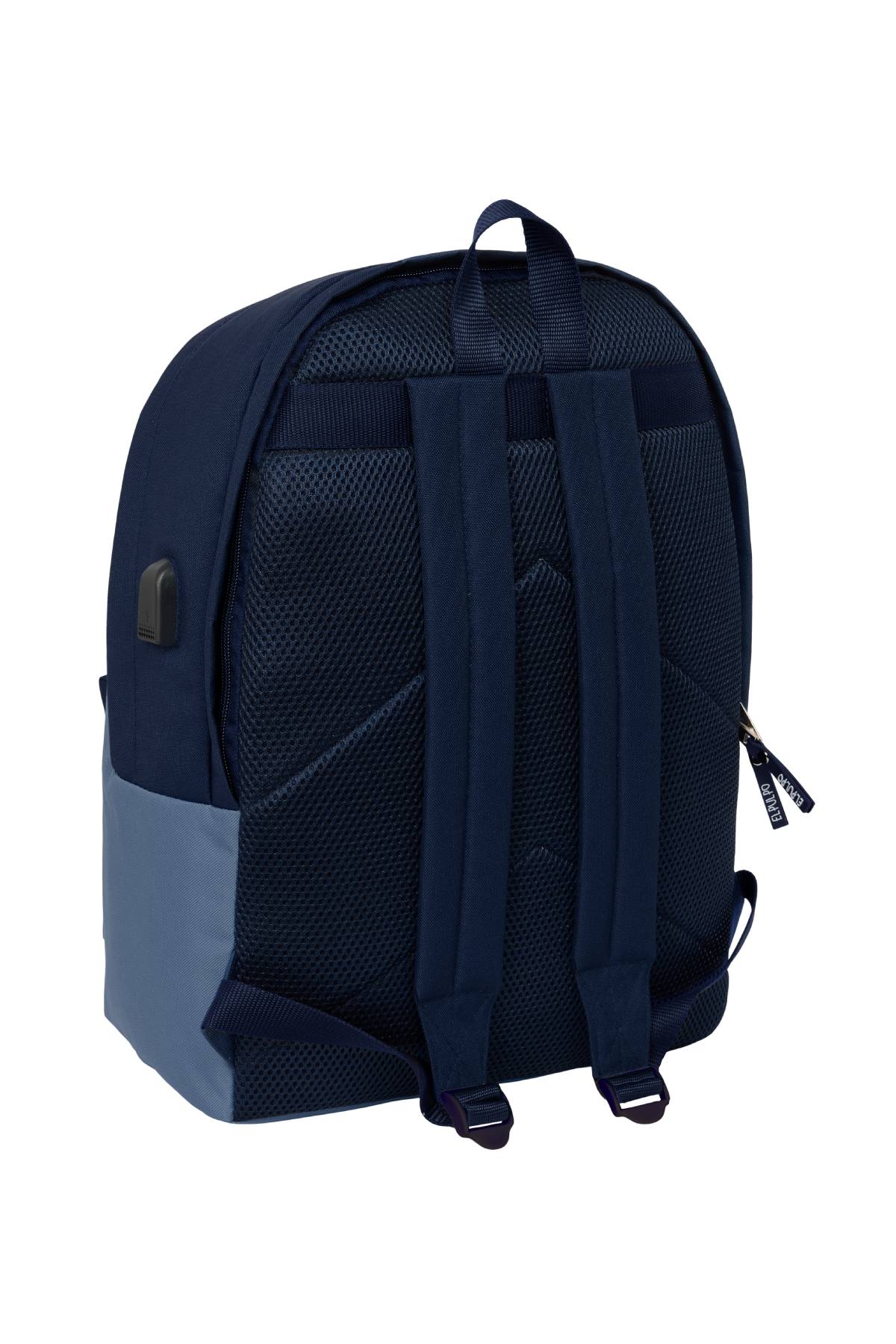 MOCHILA DOBLE PARA PORTATIL 15,6"+USB EL PULPO "AZUL" - Image 2