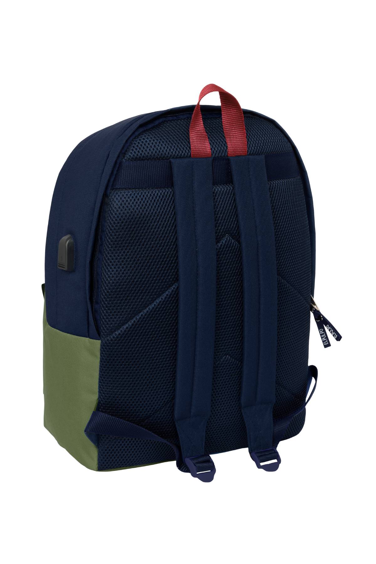 MOCHILA DOBLE PARA PORTATIL 15,6"+USB EL PULPO "VERDE" - Image 2