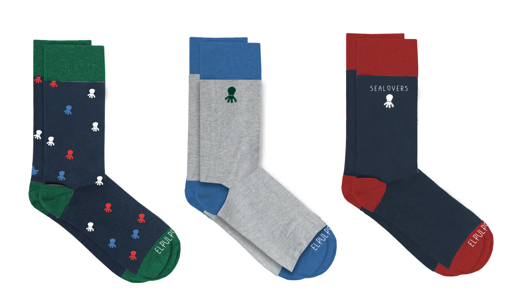 PACK CALCETINES SEALOVERS ESSENTIALS MULTICOLOR