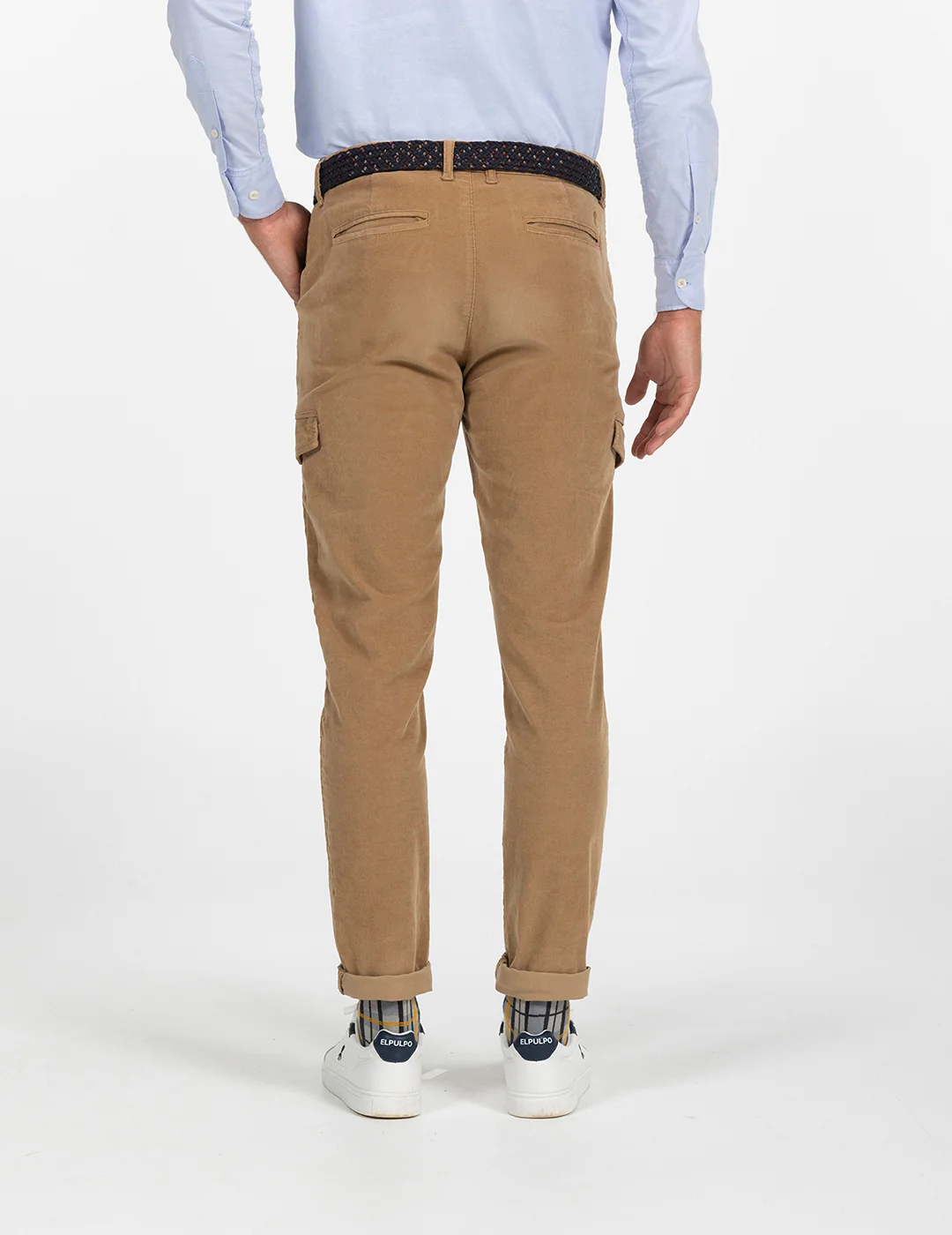PANTALÓN CARGO MICROPANA CARAMELO - Image 5