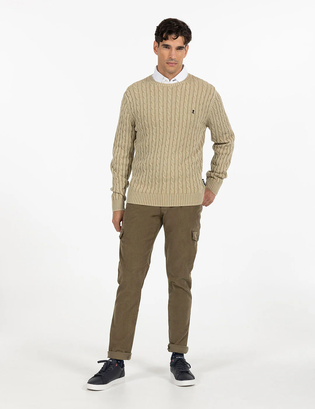 PANTALÓN CARGO MICROPANA VERDE KHAKI - Image 5