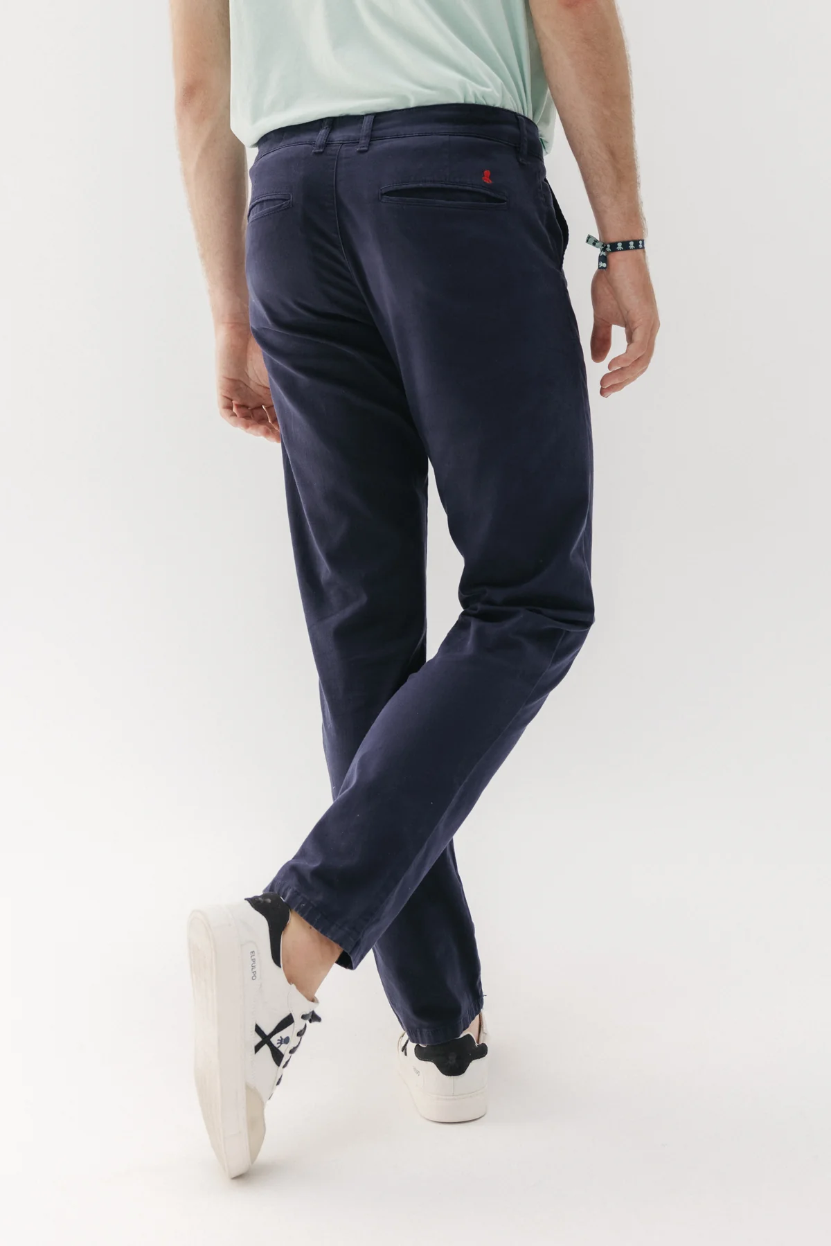 PANTALON CHINO TWILL AZUL MARINO - Image 3
