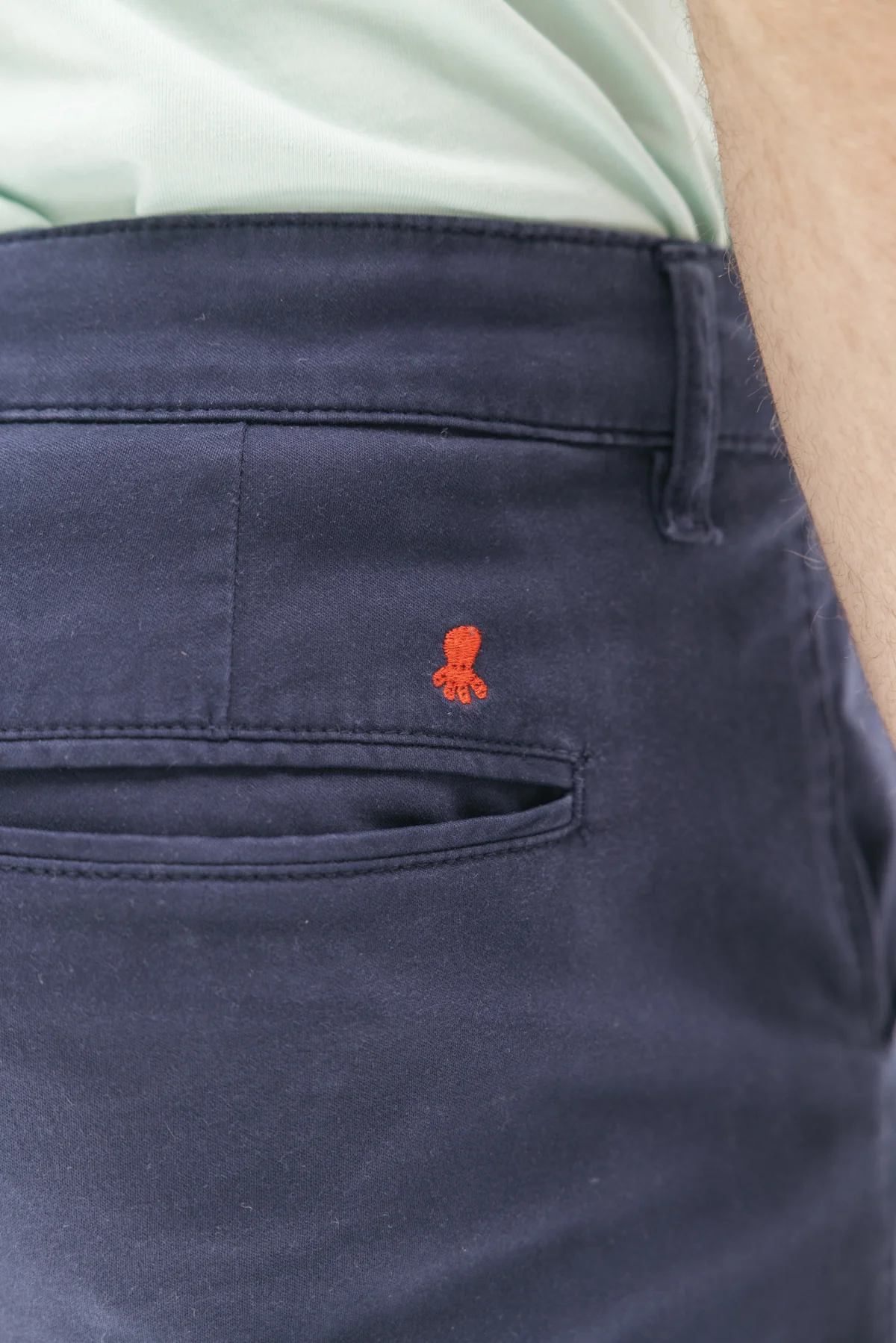 PANTALON CHINO TWILL AZUL MARINO - Image 4