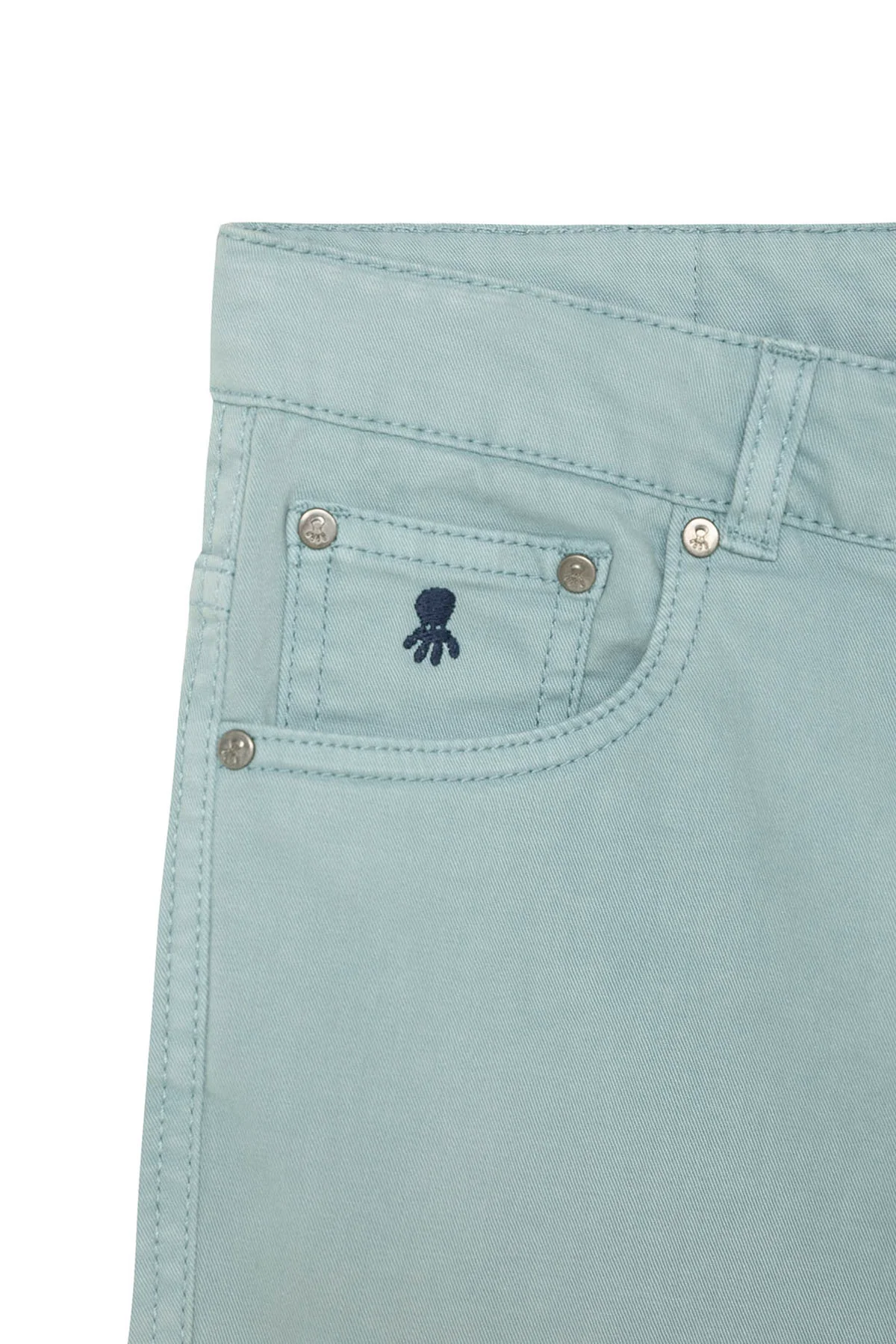 PANTALON NIÑO 5 BOLSILLOS COLOR VERDE SALVIA - Image 3