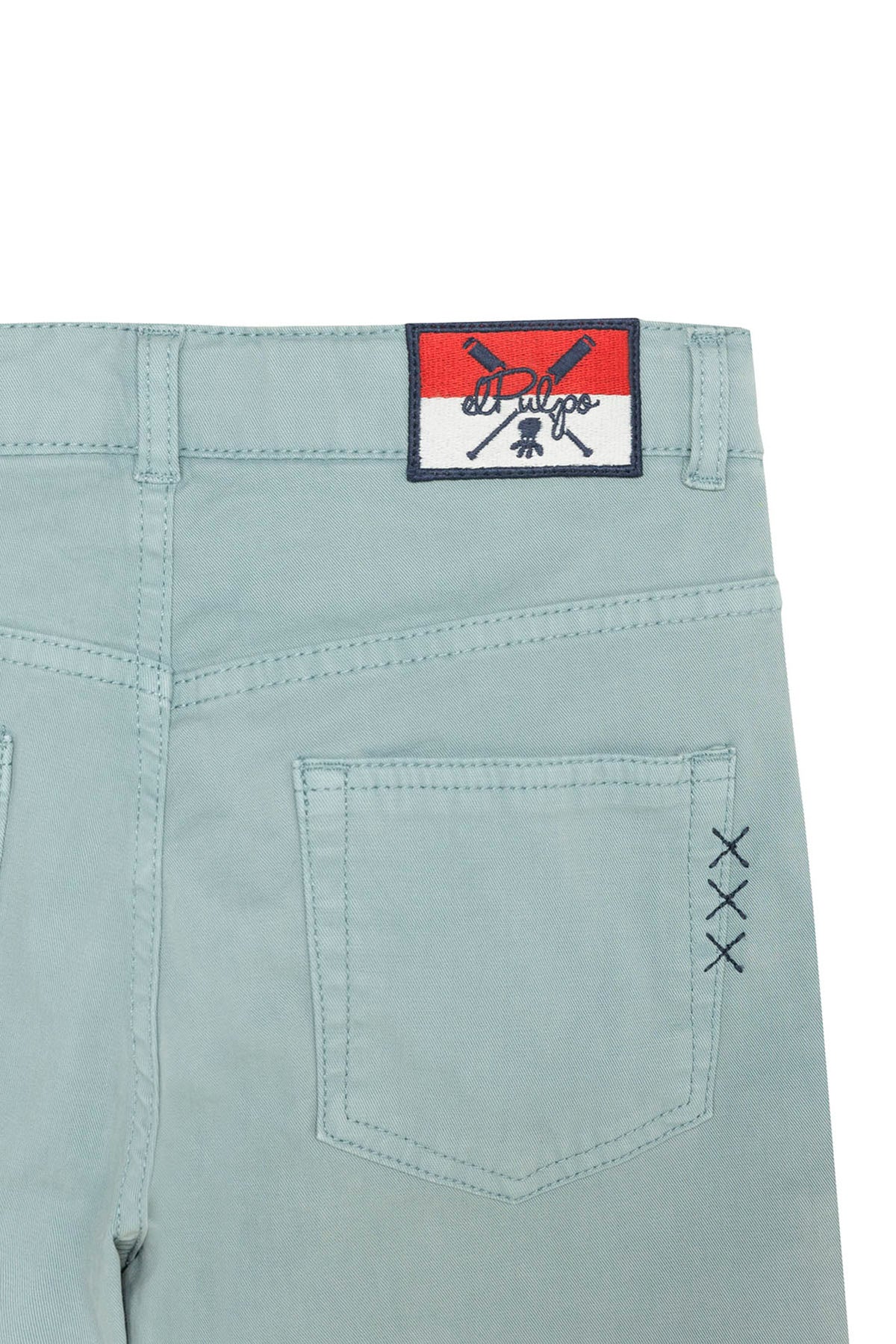 PANTALON NIÑO 5 BOLSILLOS COLOR VERDE SALVIA - Image 5