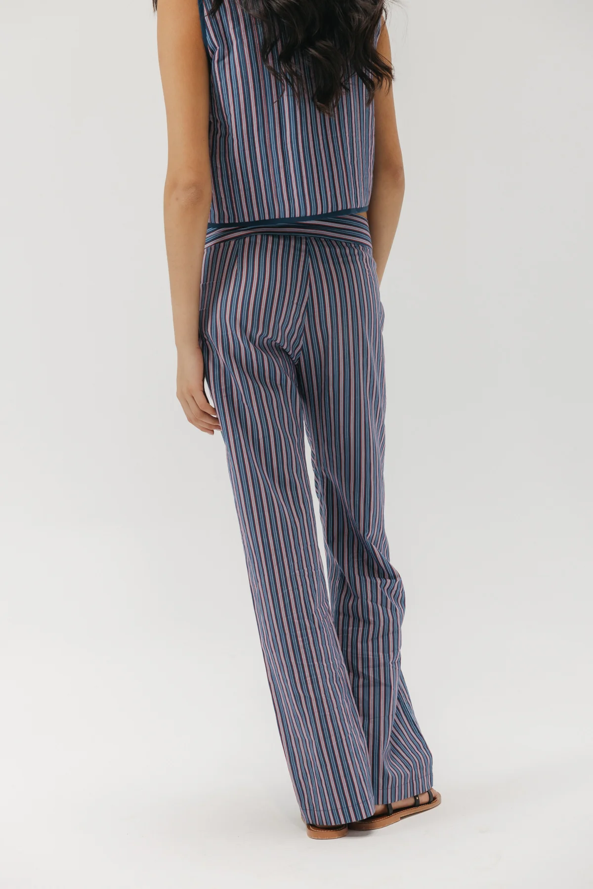 PANTALÓN TEEN CULOTTE RAYAS MULTICOLOR - Image 3