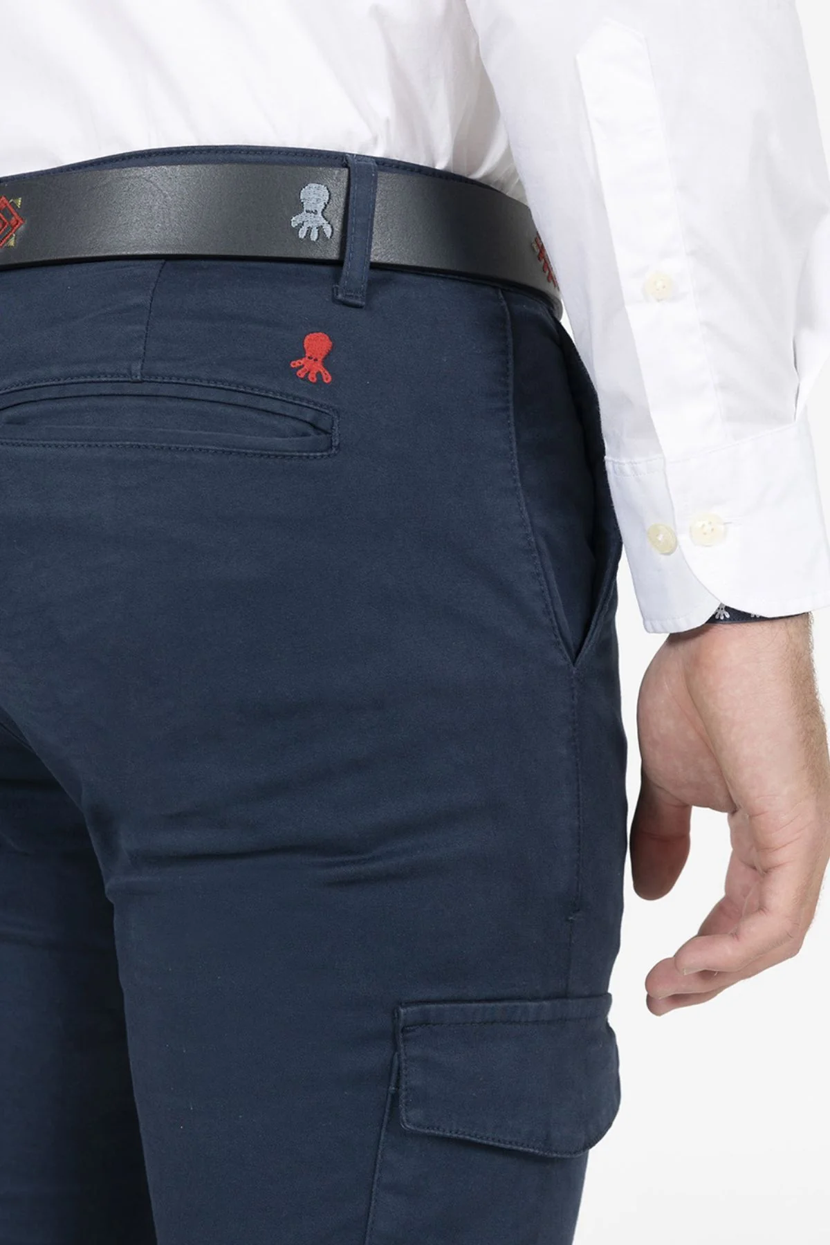 PANTALÓN WOODCUTTER AZUL MARINO - Image 3