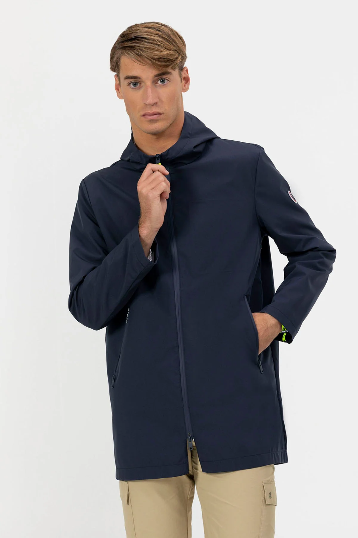 Parka impermeable varadero azul marino