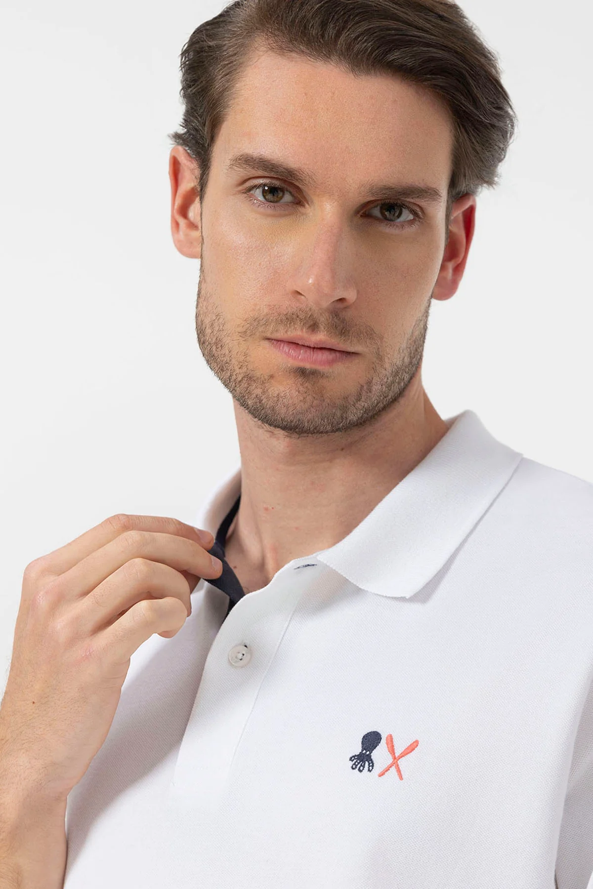 POLO BORDADO ESENCIALES BLANCO PURO - Image 6