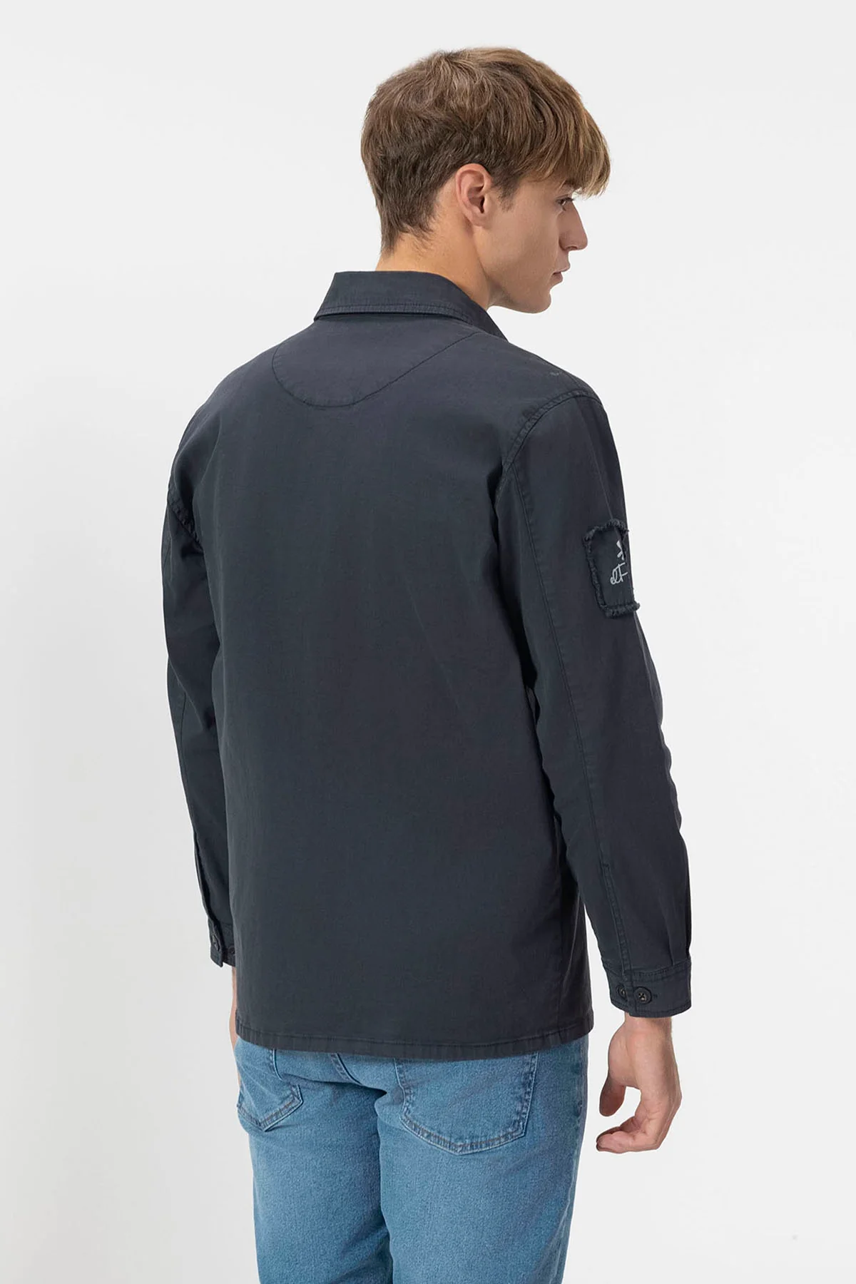 SOBRECAMISA DOS BOLSILLOS HERITAGE AZUL MARINO - Image 7