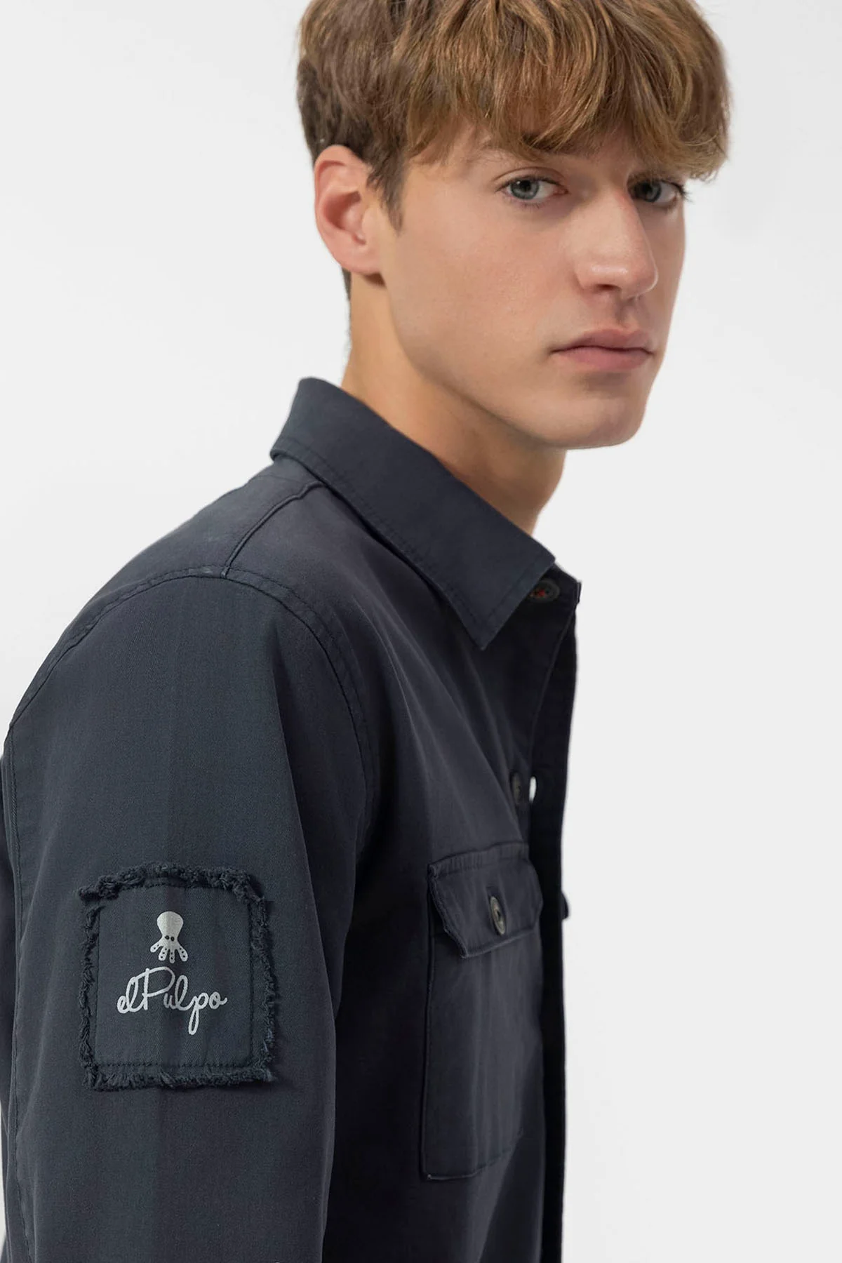 SOBRECAMISA DOS BOLSILLOS HERITAGE AZUL MARINO - Image 8