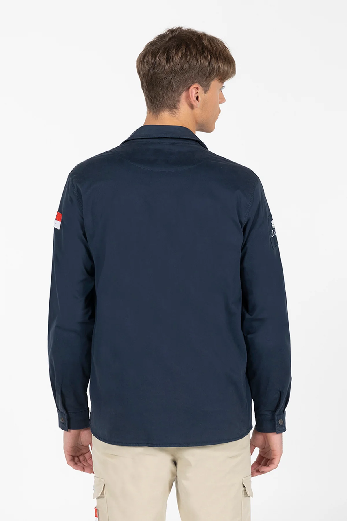 SOBRECAMISA TWO POCKETS AZUL MARINO - Image 4