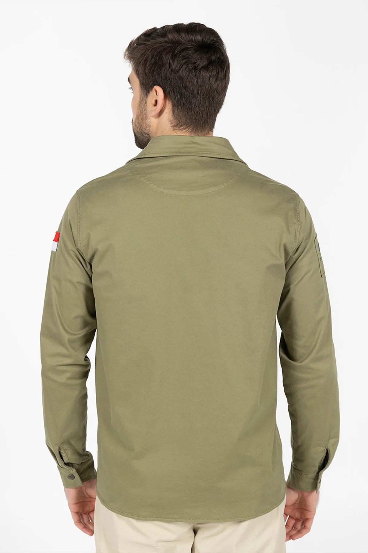 SOBRECAMISA TWO POCKETS VERDE KHAKI - Image 5