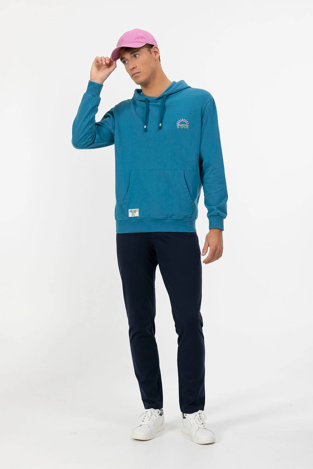 SUDADERA CAPUCHA BORDADO SEALOVERS SUN AZUL ZAFIRO - Image 4