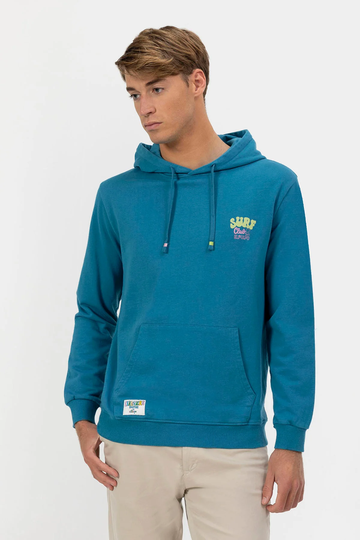 SUDADERA CAPUCHA ESTAMPADO PICK UP SURFBOARD AZUL ZAFIRO - Image 5