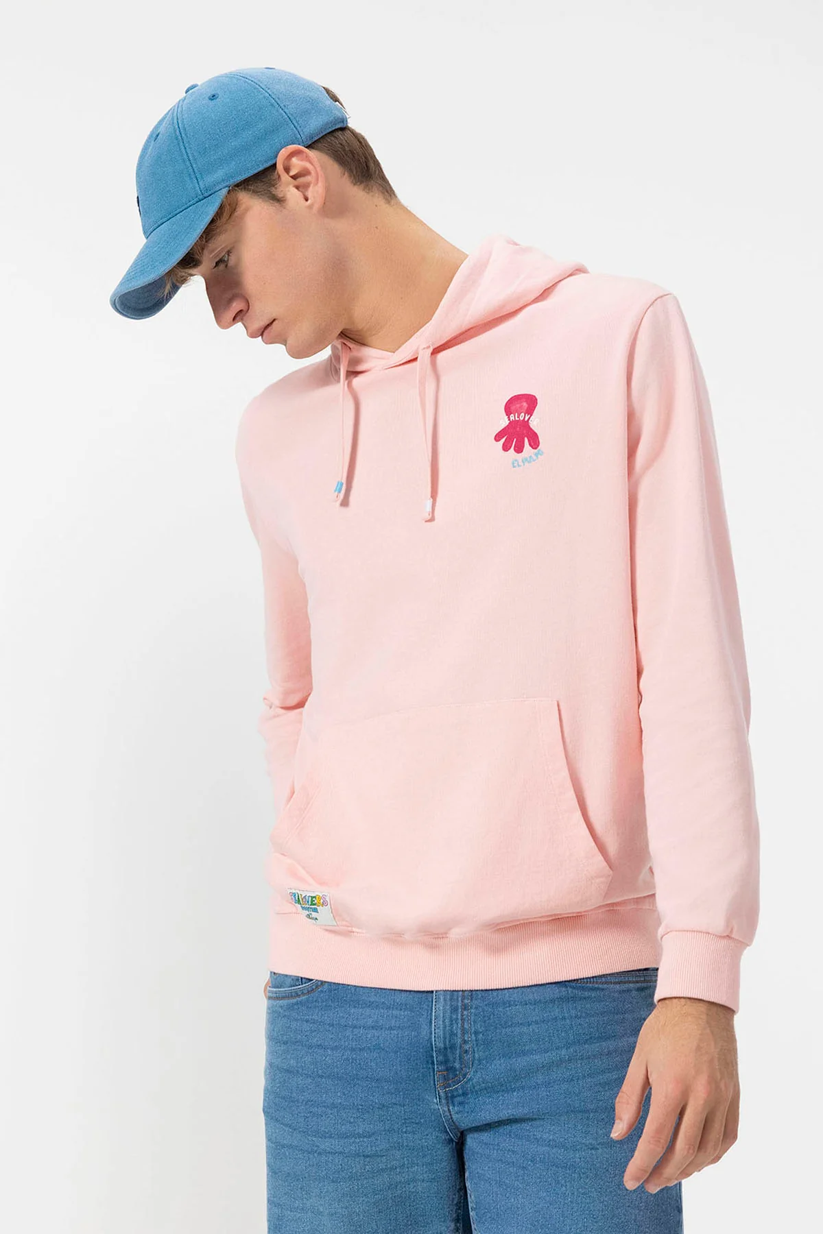 SUDADERA CAPUCHA ESTAMPADO SEALOVERS CLUB ROSA - Image 2