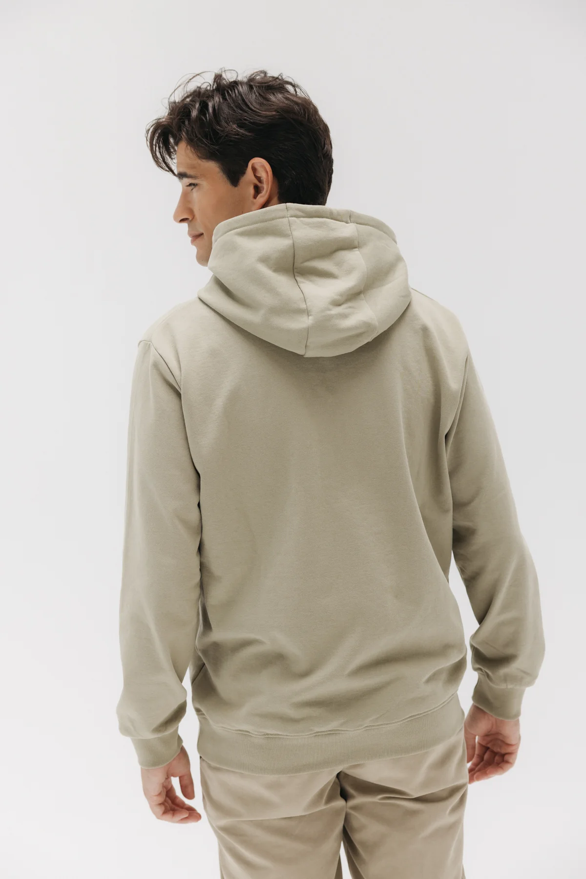 SUDADERA CAPUCHA EXPLORING NEW ADVENTURE VERDE KHAKI - Image 4