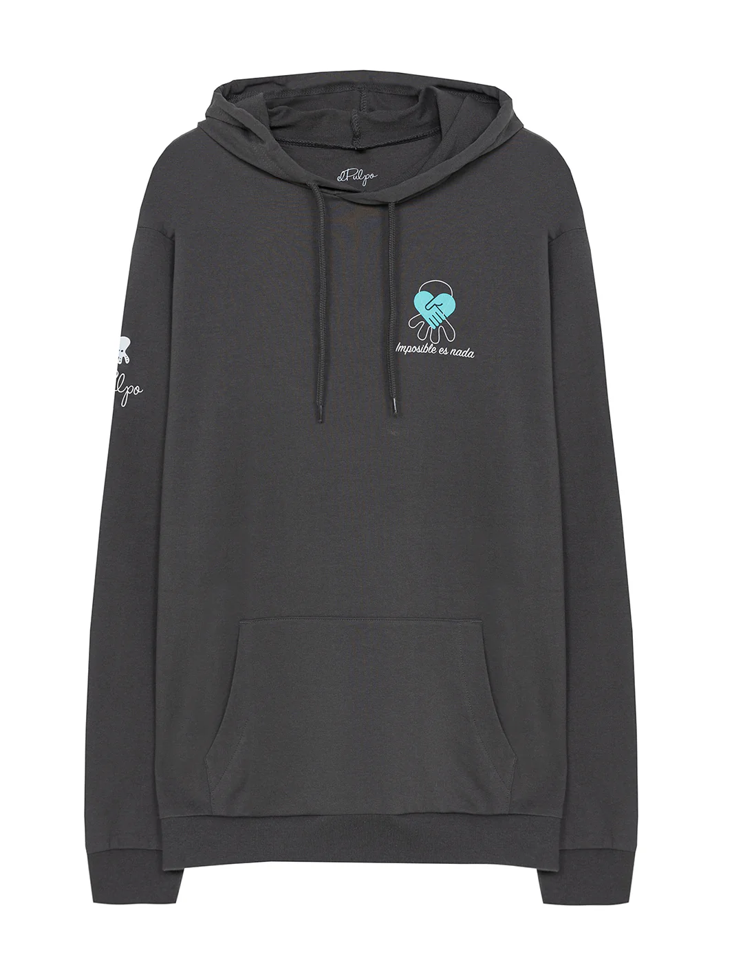 SUDADERA CAPUCHA FUNDACIÓN DIEGO GONZÁLEZ RIVAS CARBÓN - Image 3