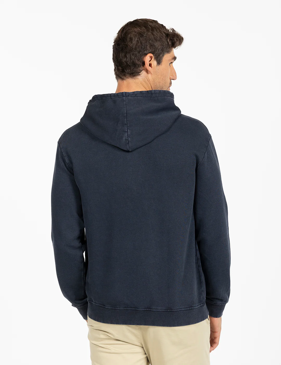 SUDADERA CAPUCHA LETTERING RFEF AZUL MARINO DELAVÉ - Image 3