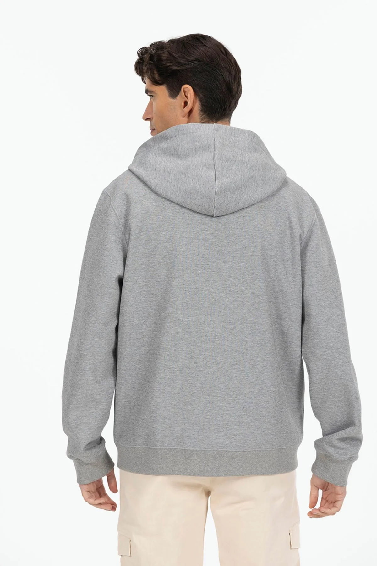 SUDADERA CAPUCHA NEOPRENO ESTAMPADO ENGOMADO GRIS VIGORÉ - Image 5