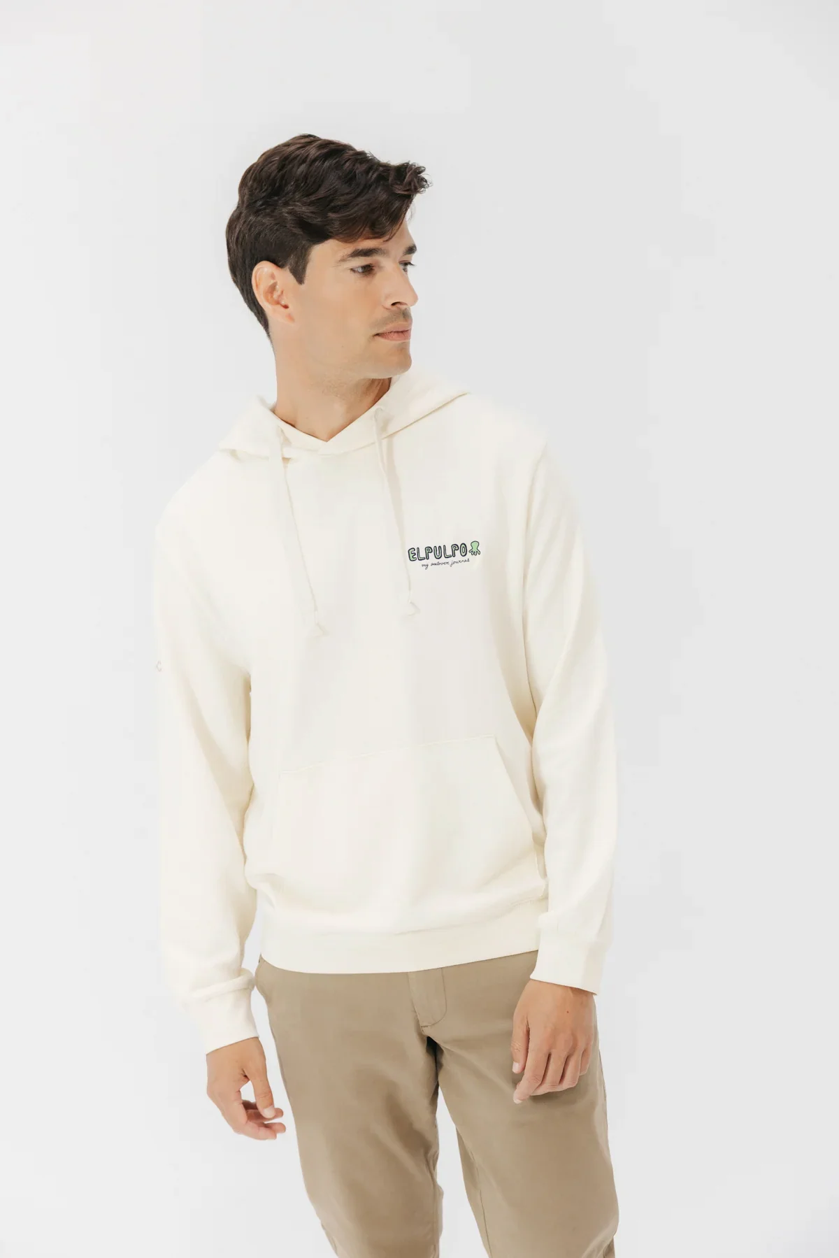 Sudadera capucha sealovers burguer blanco roto - Image 2