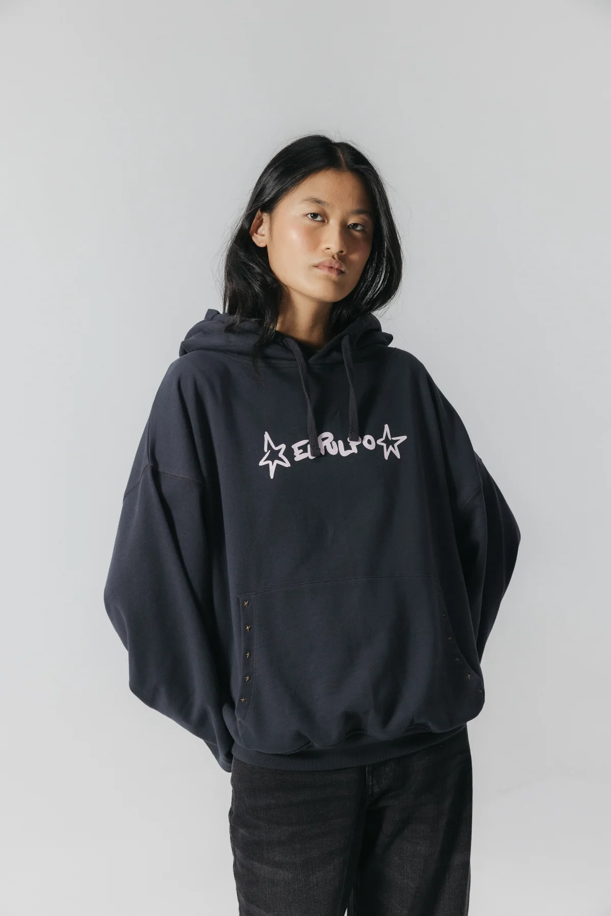 SUDADERA CAPUCHA TEEN MULTI ESTAMPADO ANTRACITA - Image 2