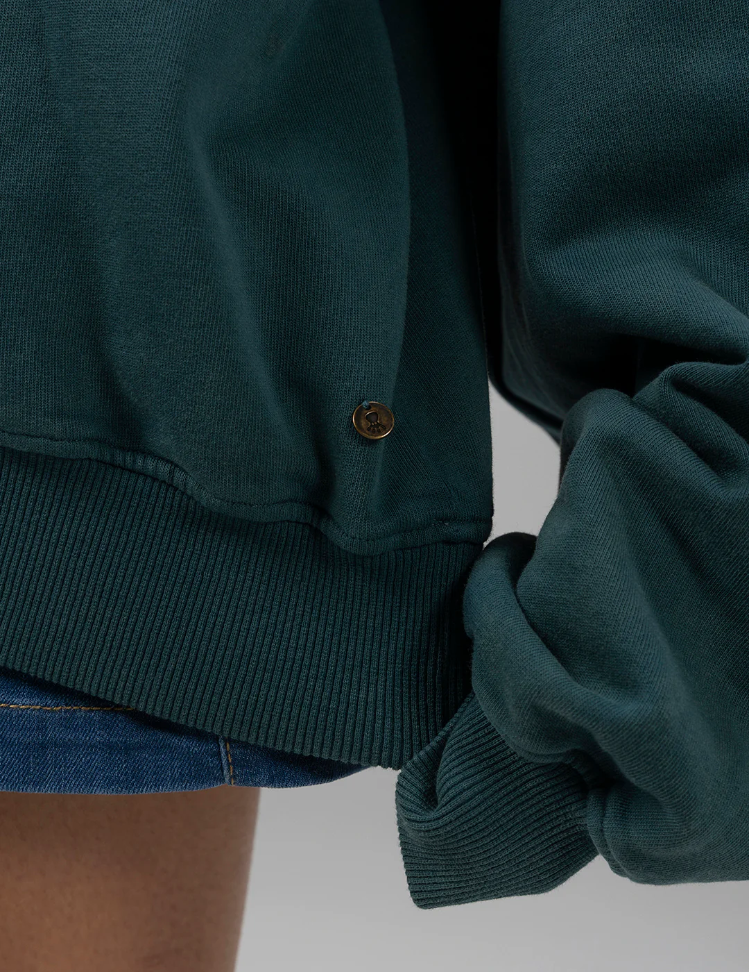 SUDADERA CAPUCHA TEEN STARDUST VERDE BOTELLA - Image 7