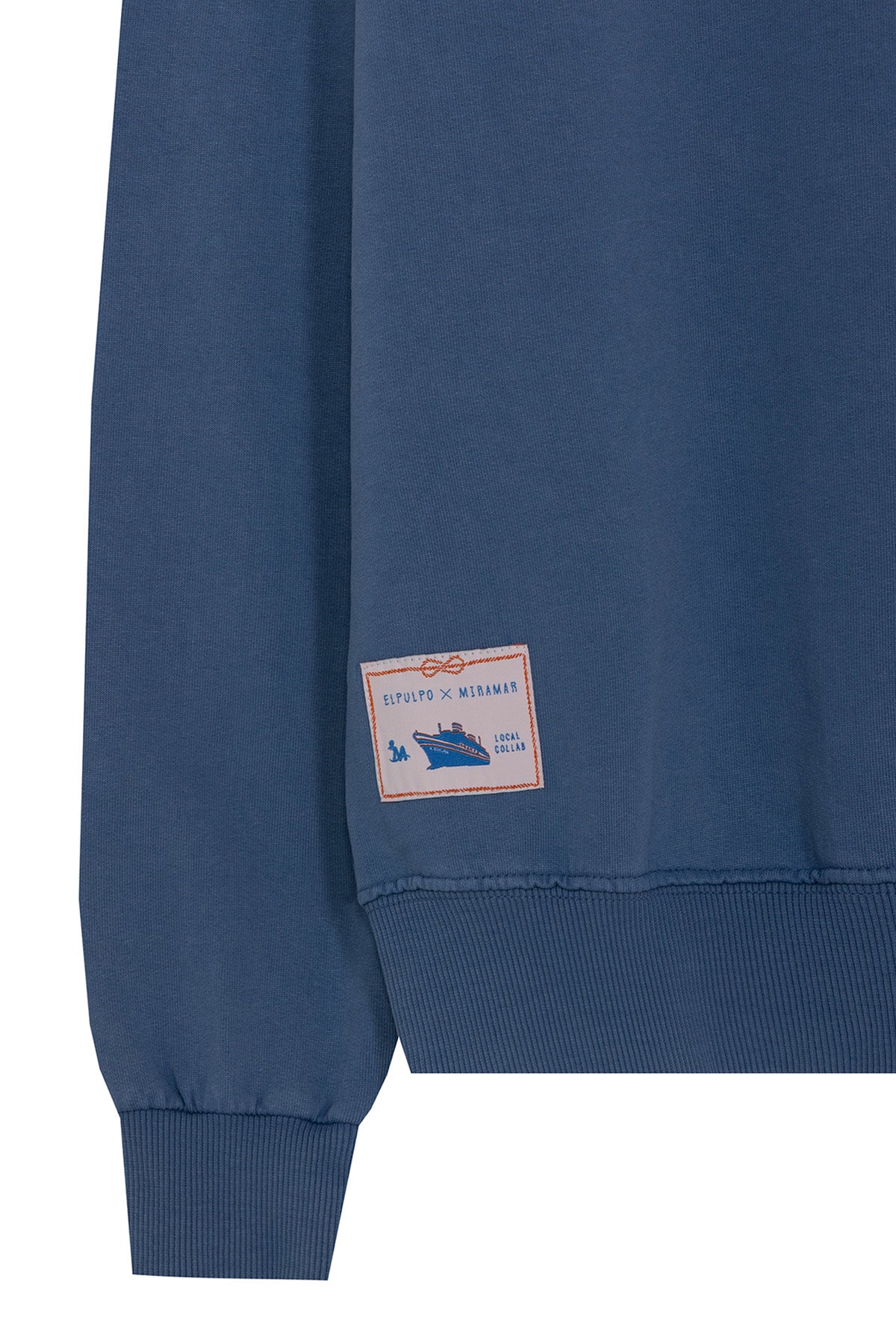 SUDADERA CRUISE AZUL INDIGO DELAVÉ - Image 4