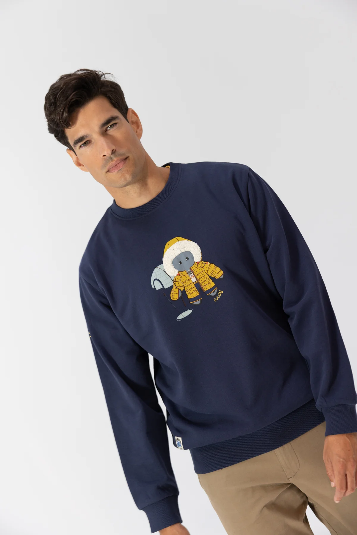 SUDADERA ELPULPO ESQUIMAL AZUL MARINO DELAVÉ - Image 3