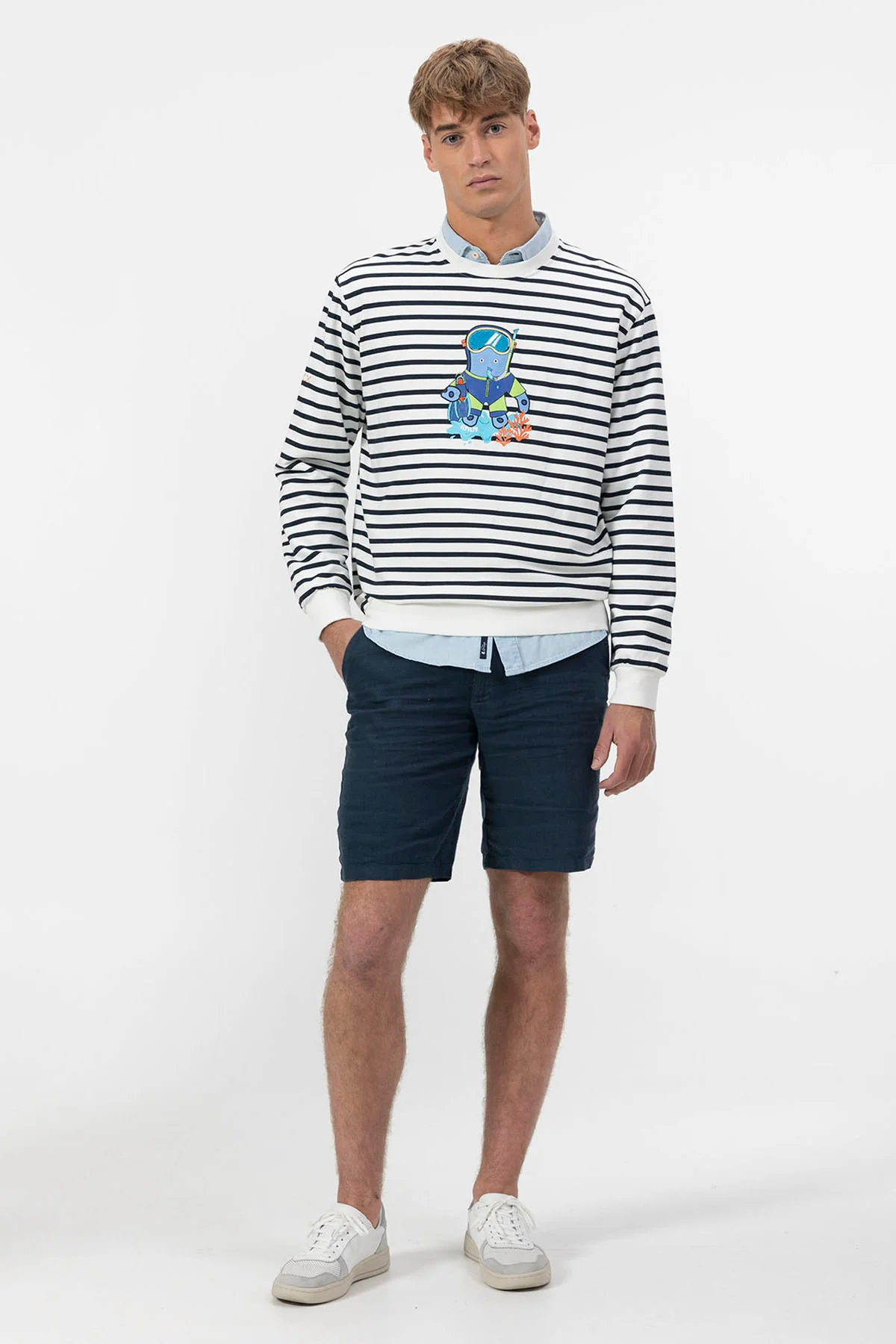 SUDADERA ELPULPO ESTAMPADO SNORKEL BLANCO PURO - Image 5