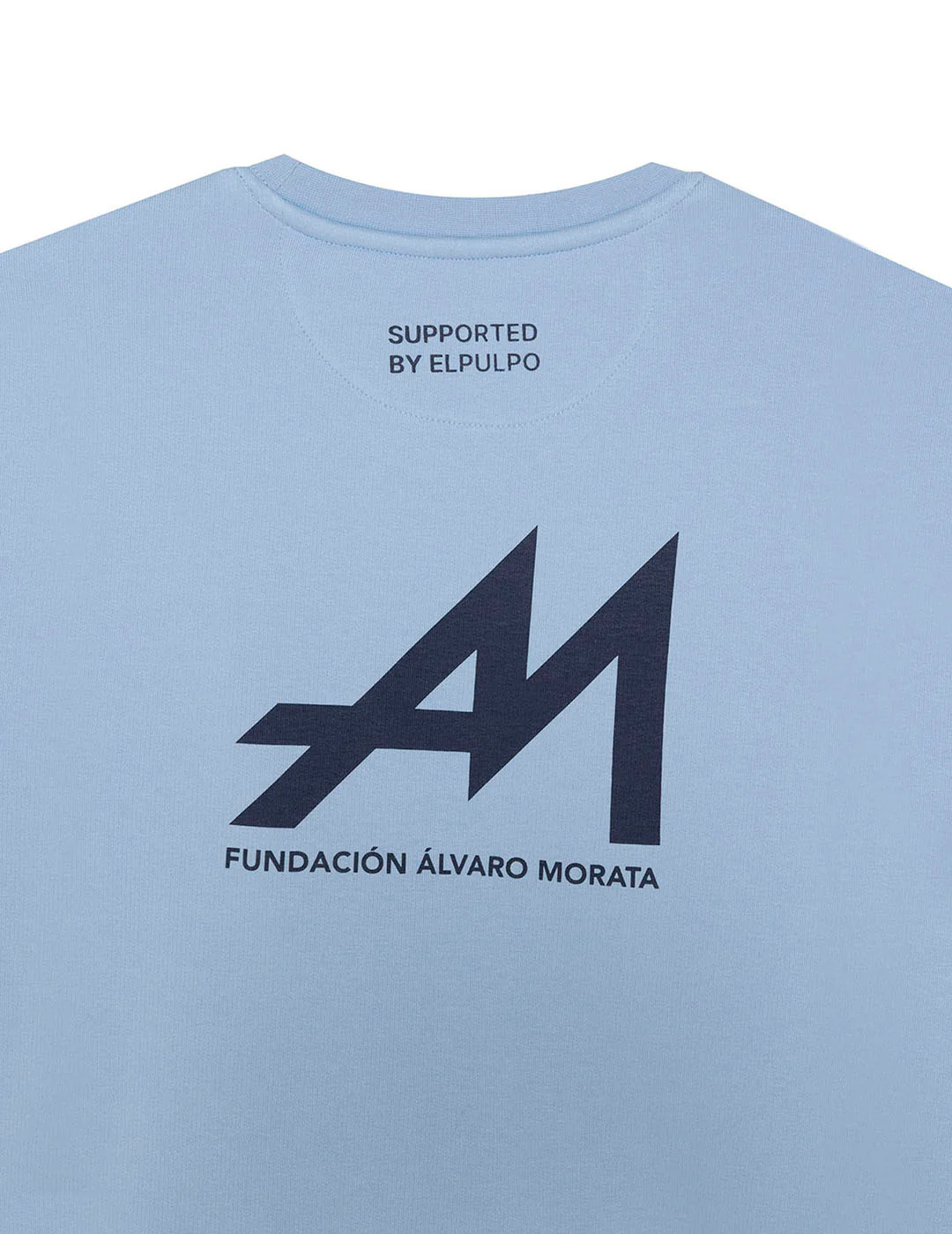 SUDADERA ESTAMPADO FUNDACIÓN ÁLVARO MORATA AZUL CLARO - Image 5