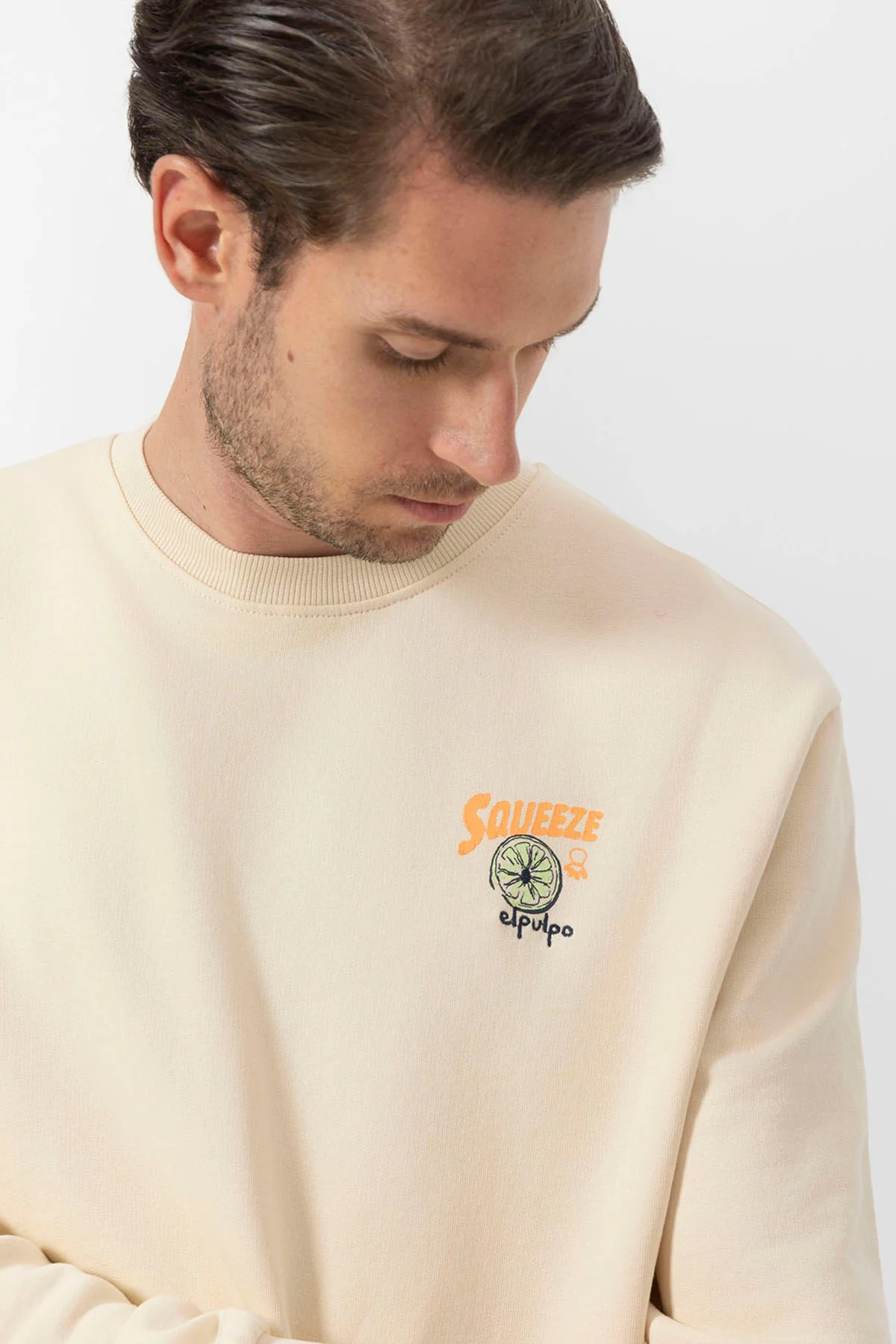SUDADERA ESTAMPADO SQUEEZE BLANCO ROTO - Image 2