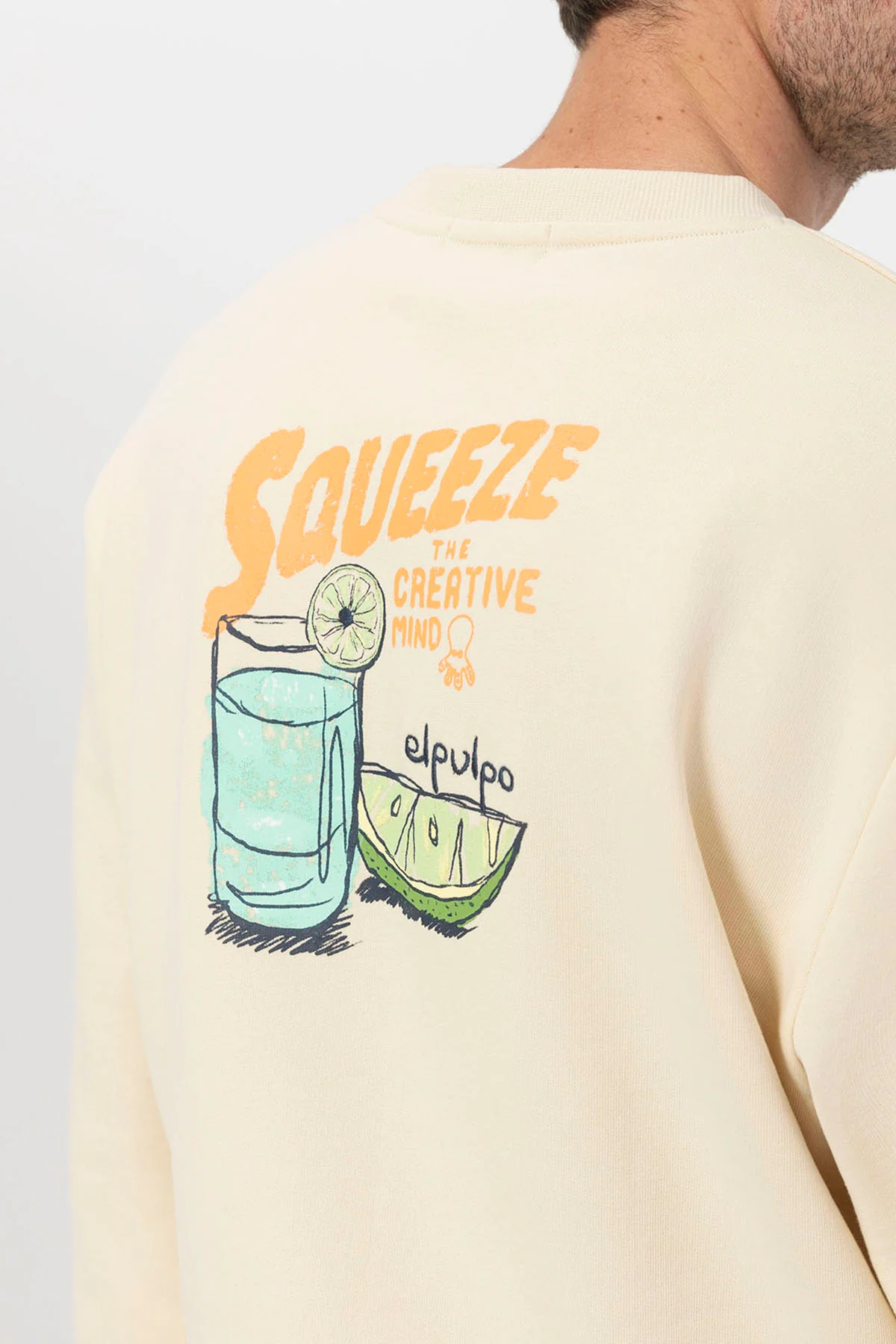 SUDADERA ESTAMPADO SQUEEZE BLANCO ROTO - Image 4